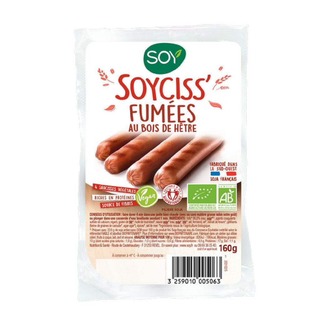 SOYCISS FUMEES 4X40G