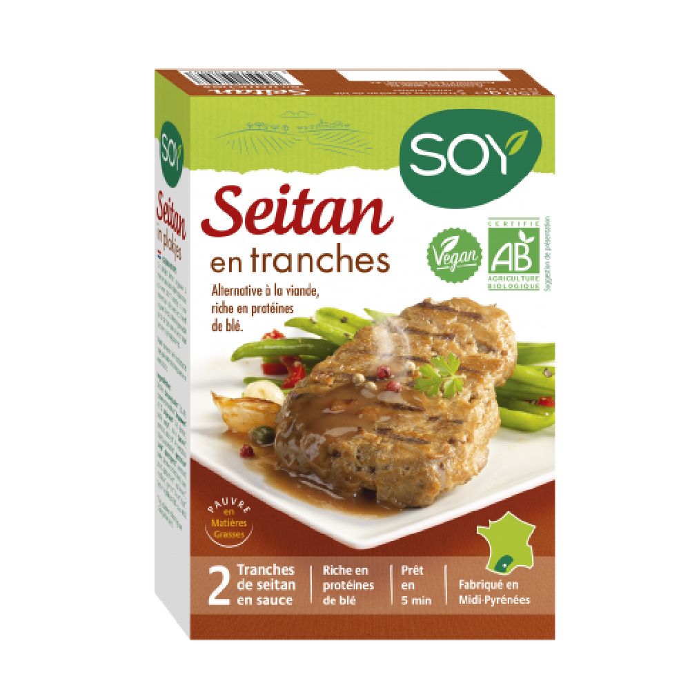 SEITAN TRANCHES 2x125g