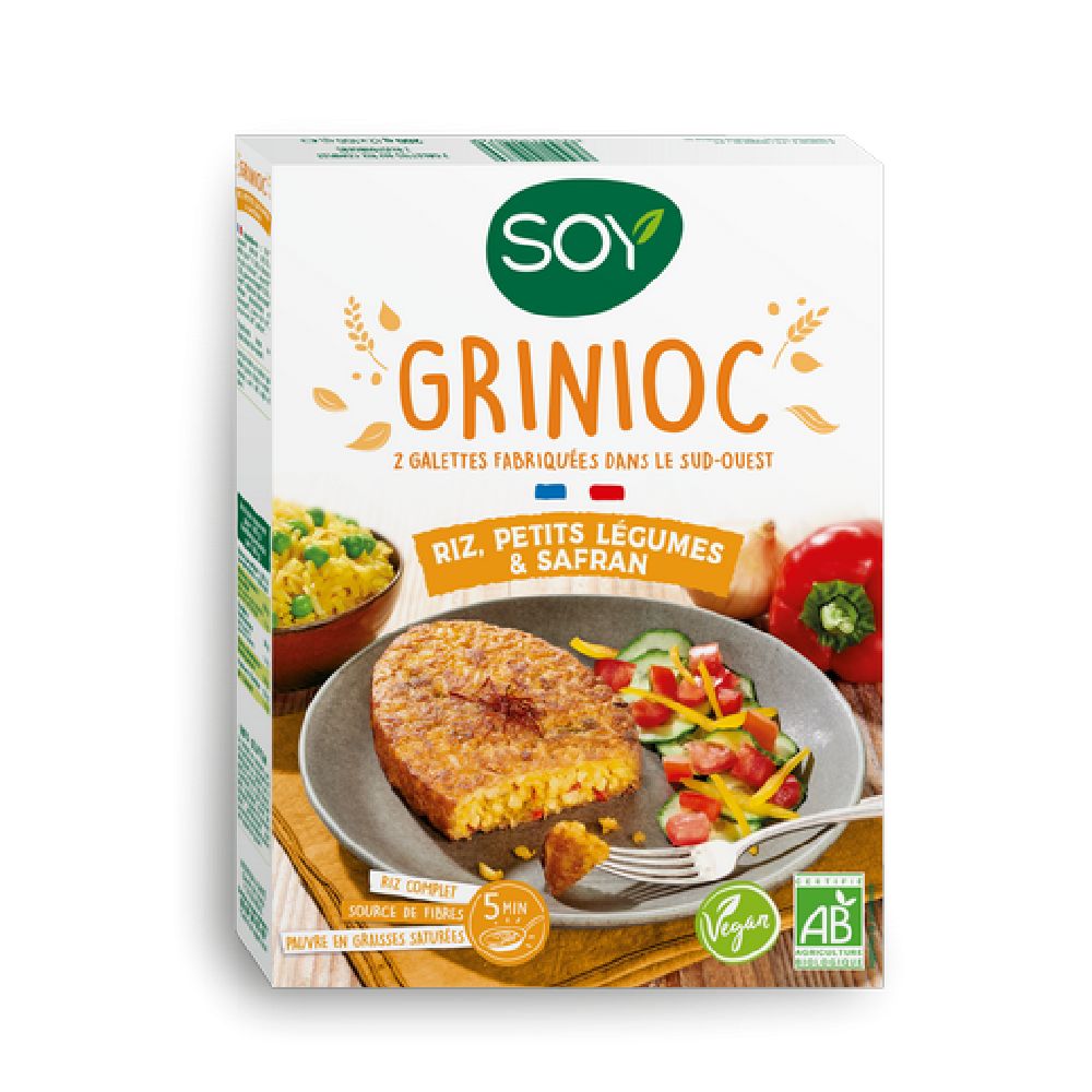 GRINIOC RIZ LEGUMES SAFRAN 200g