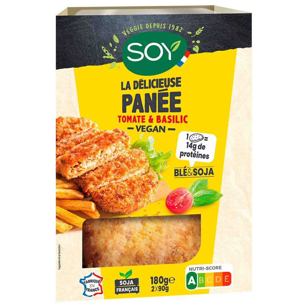 DELICIEUSE PANEE TOMATE BASILIC VEGAN 190G