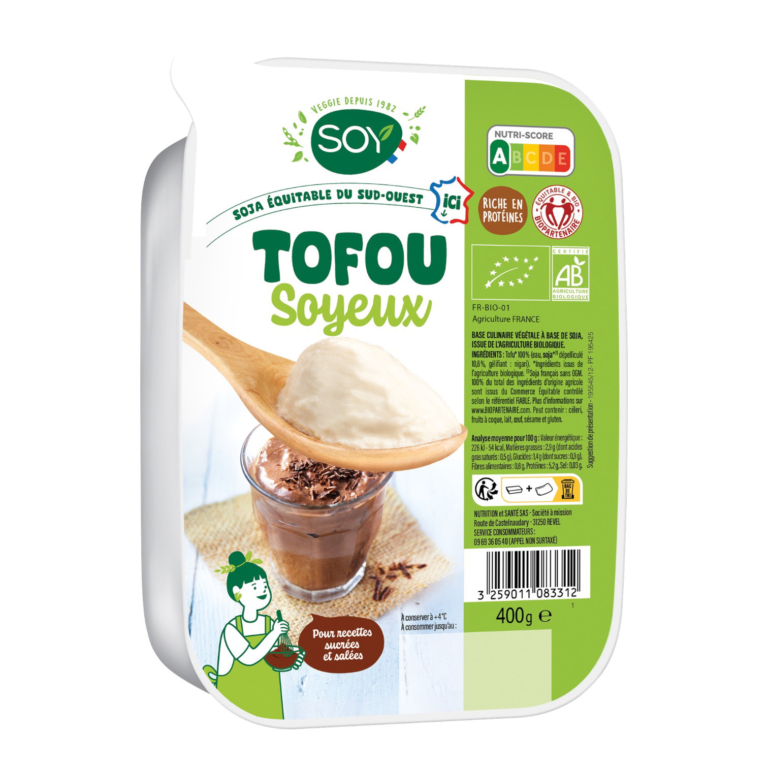 TOFU SOYEUX 400g