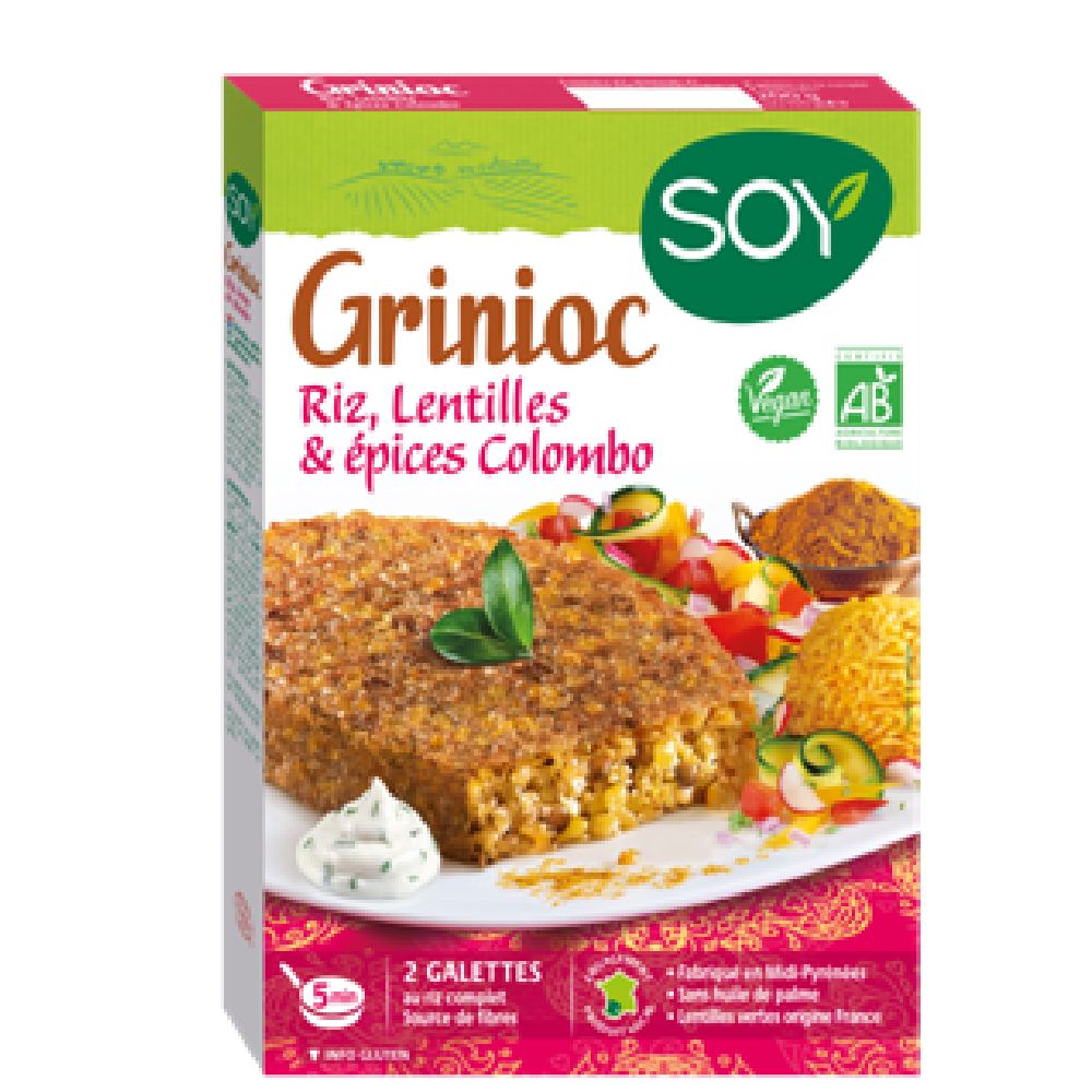 GRINIOC RIZ LENTILLES 200g