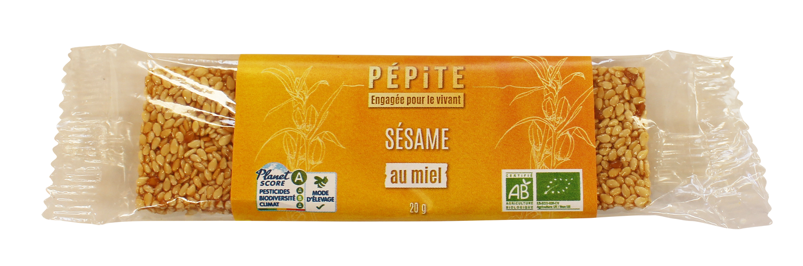 BARRE SESAME MIEL 20G
