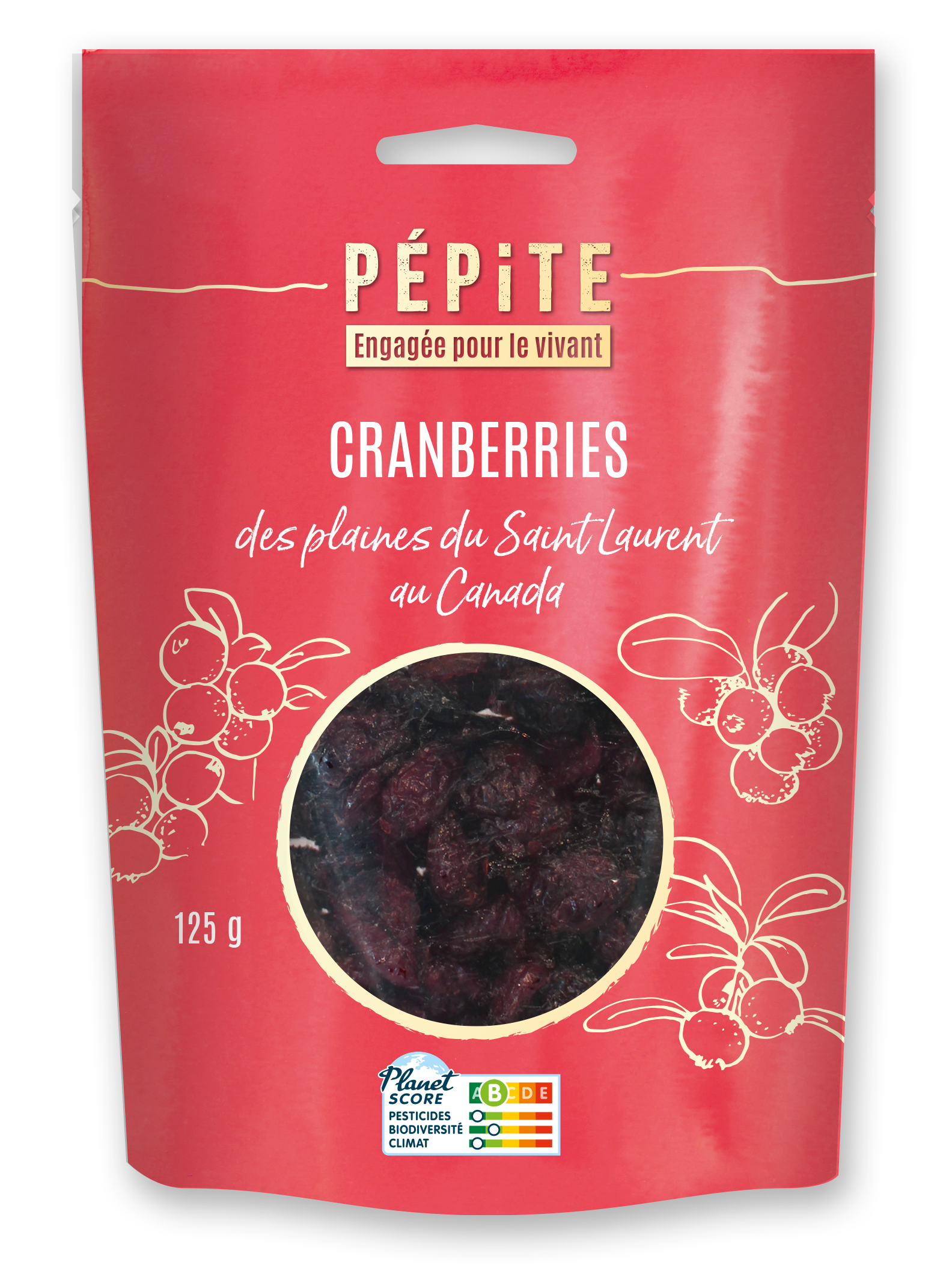 CRANBERRIES 125g