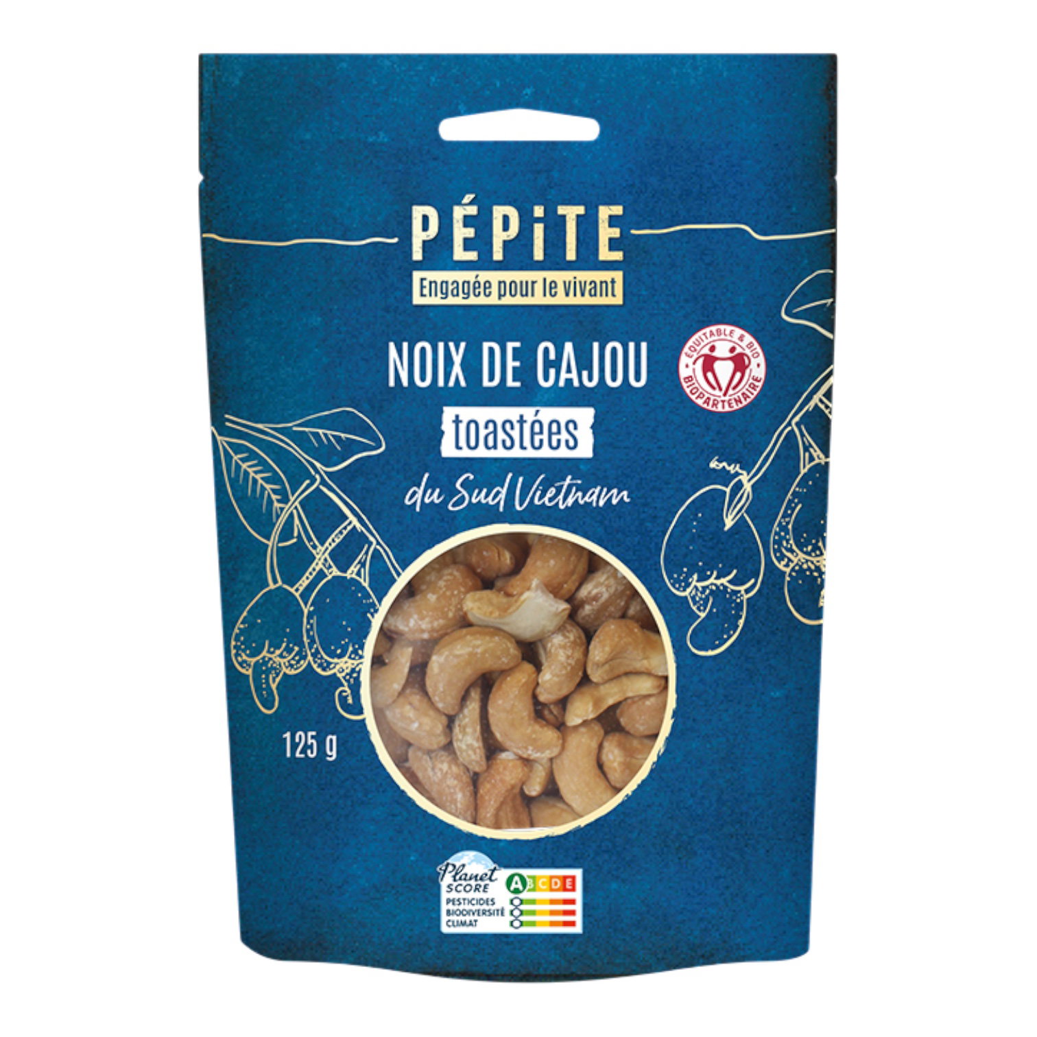 NOIX CAJOU GRILLEES 125g