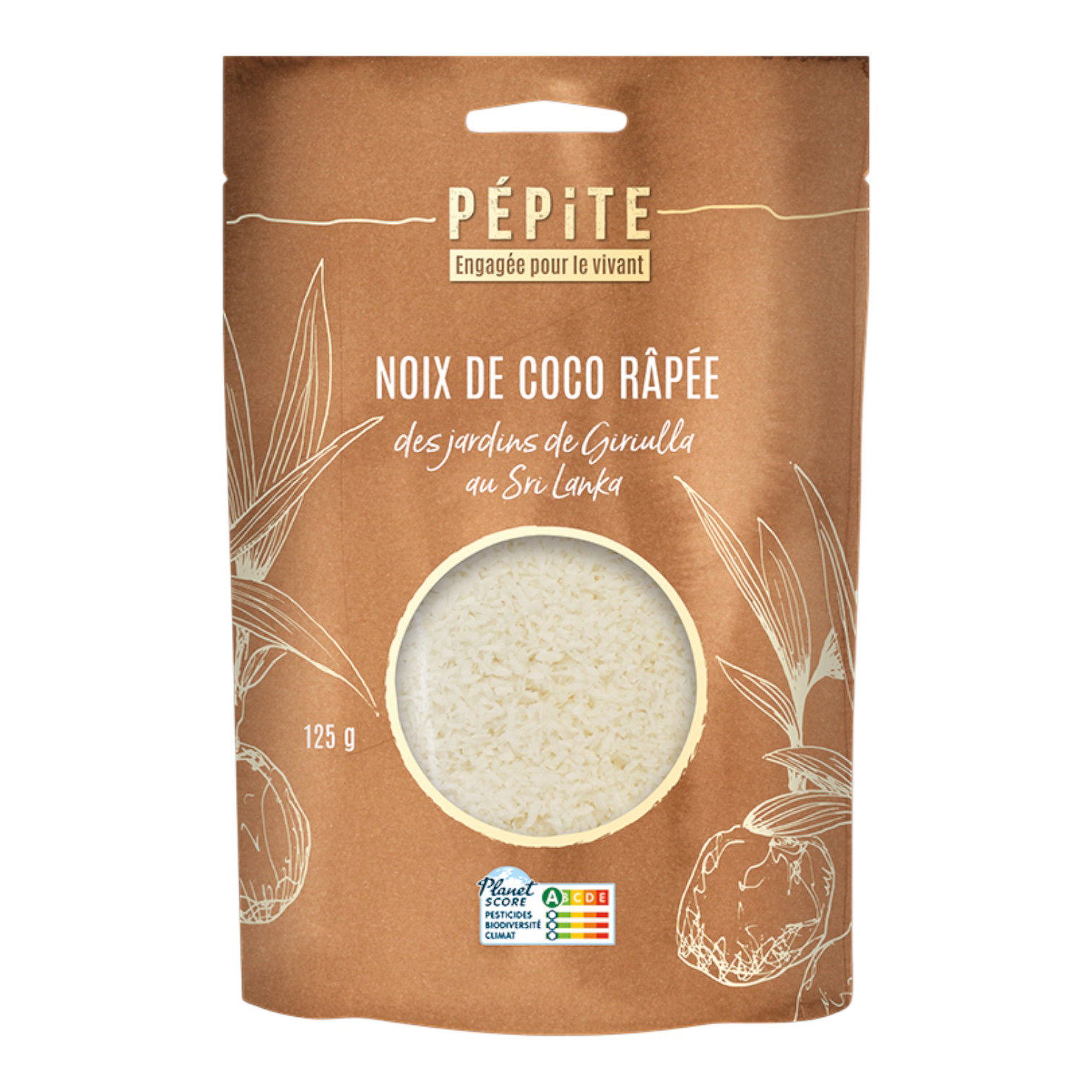 NOIX COCO RAPEE 125g