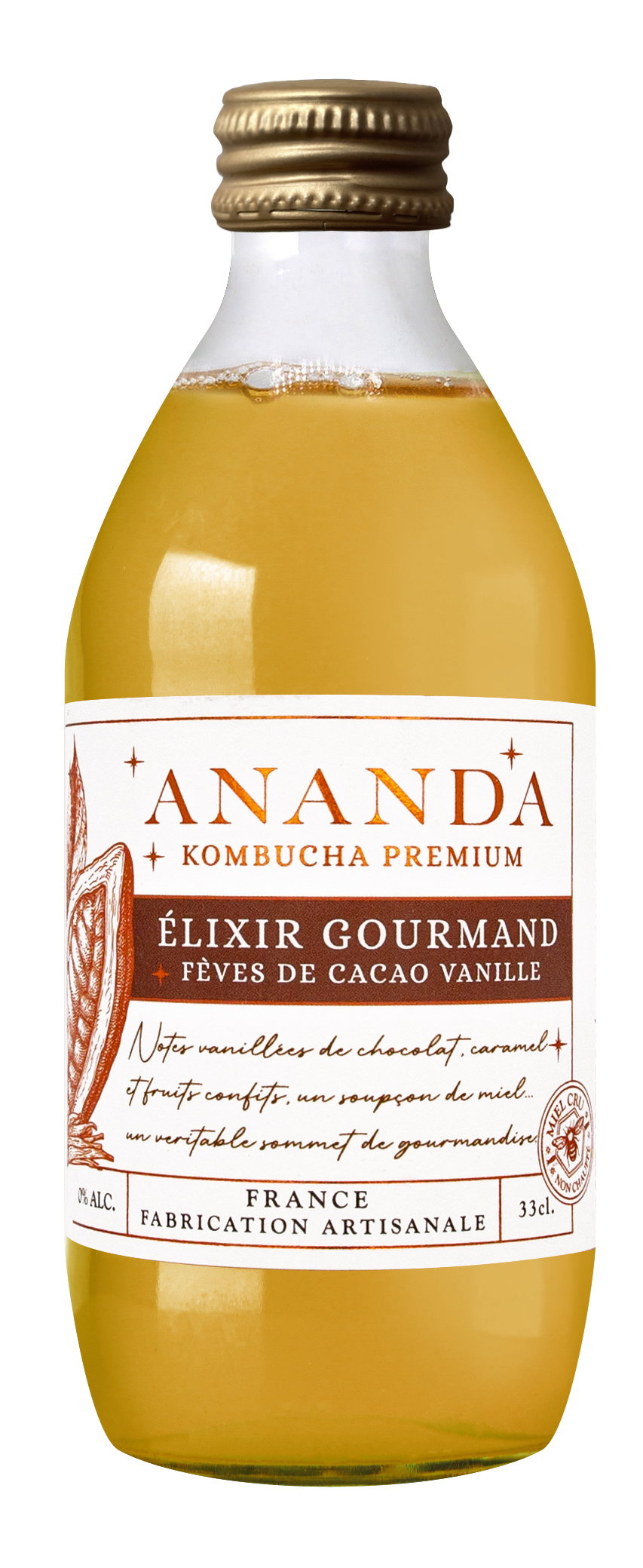 ELIXIR GOURMAND CACAO VANILLE 33CL