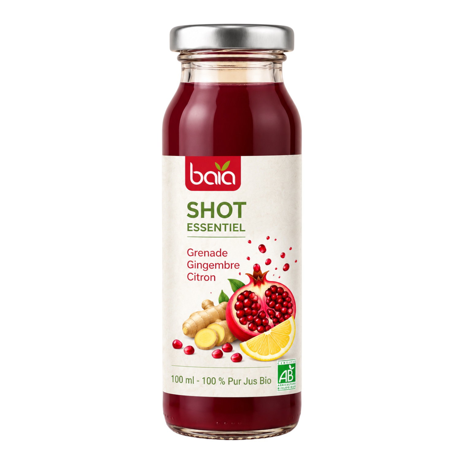 SHOT GRENADE CITRON GINGEMBRE 100ML