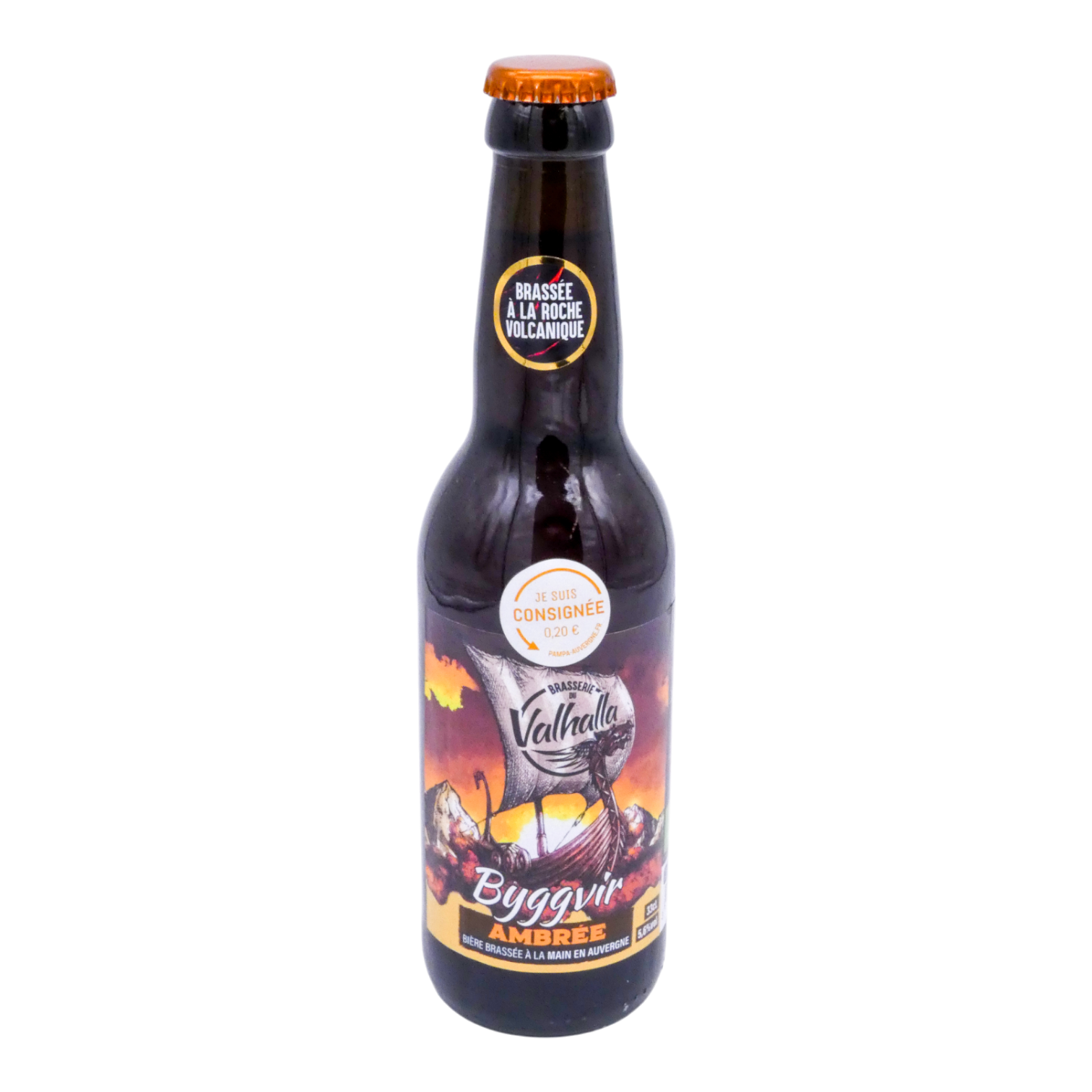BIERE AMBREE VOLCANIQUE 33CL
