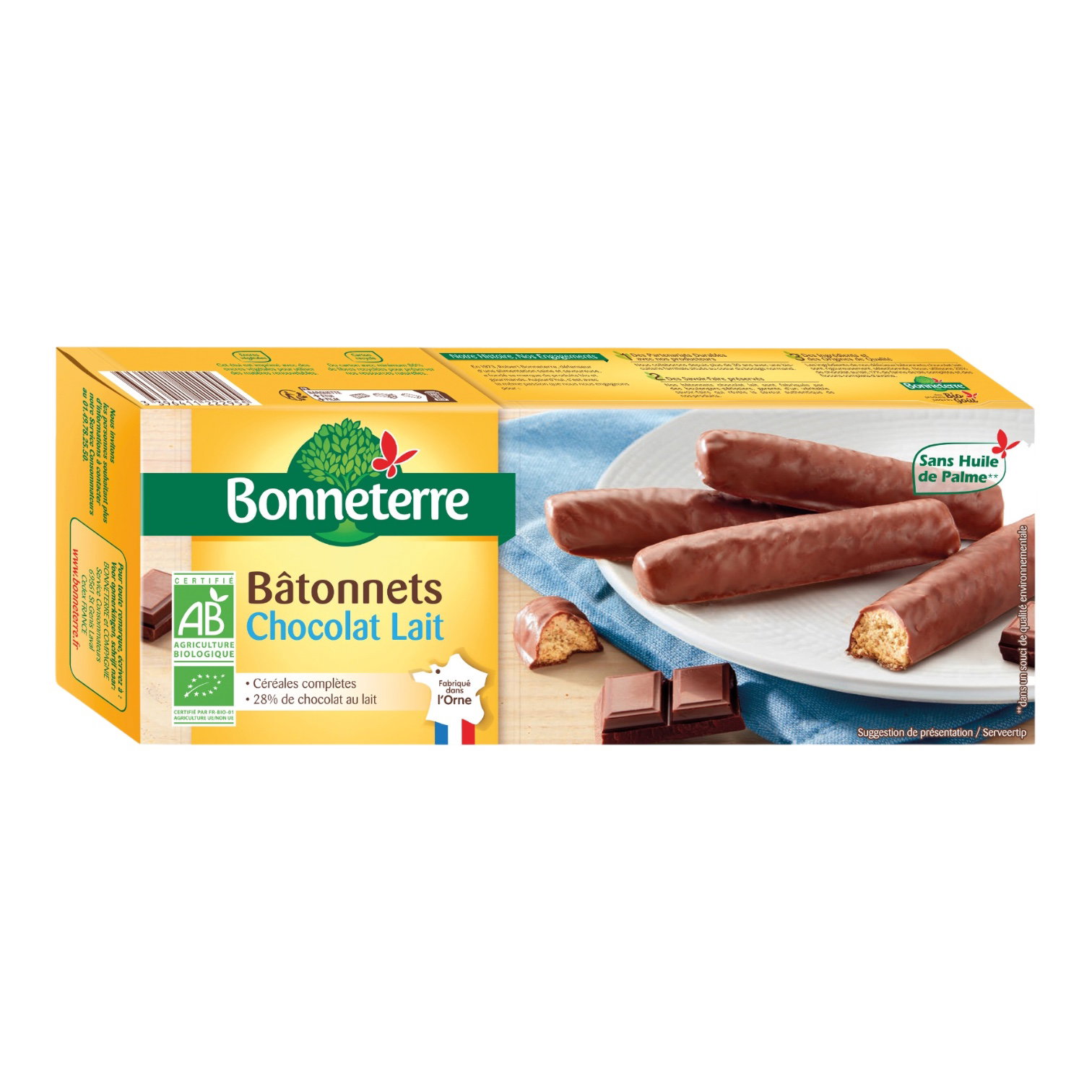 BATONNETS CHOCOLAT AU LAIT 160G