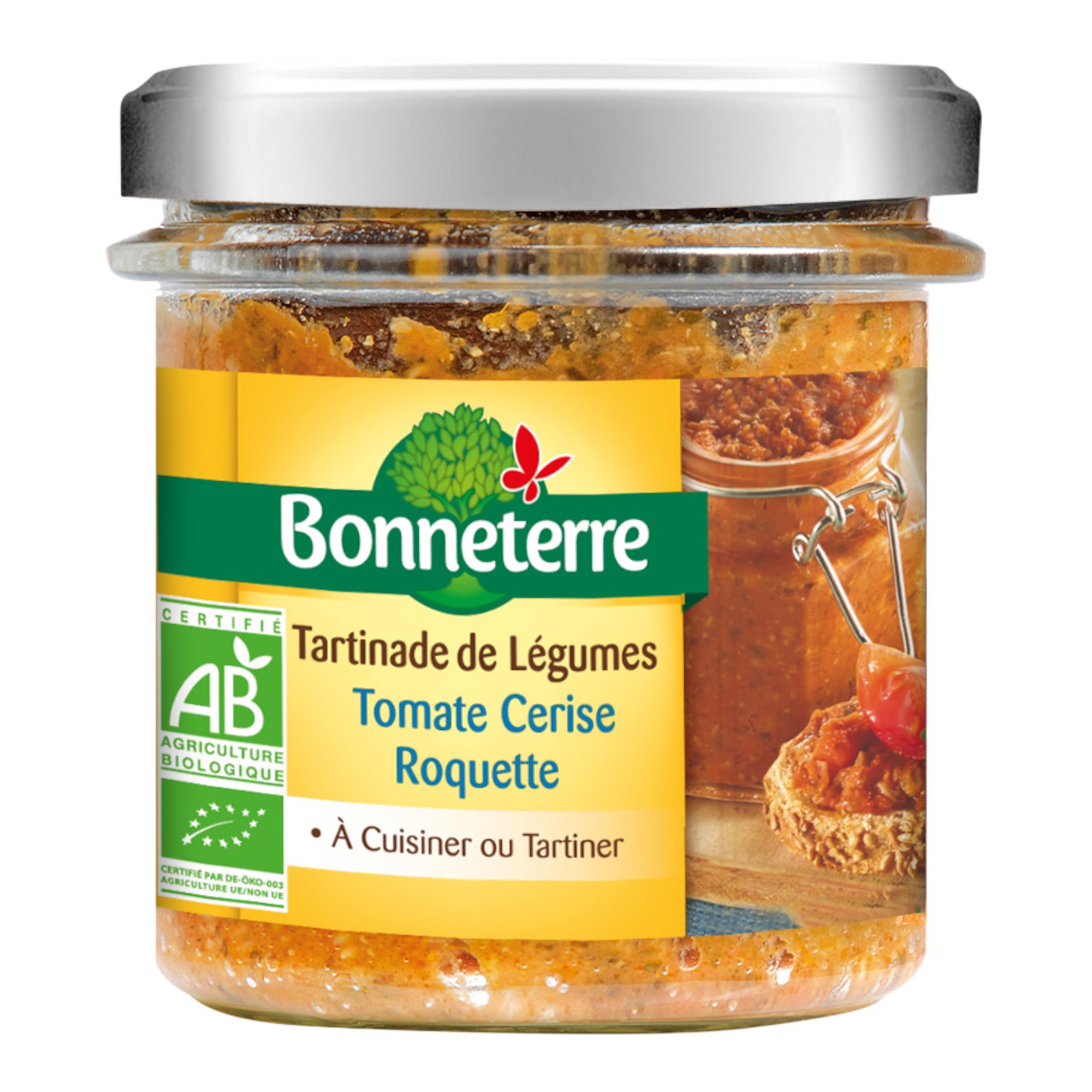 TARTINADE LEGUMES TOMATE ROQUETTE 135G