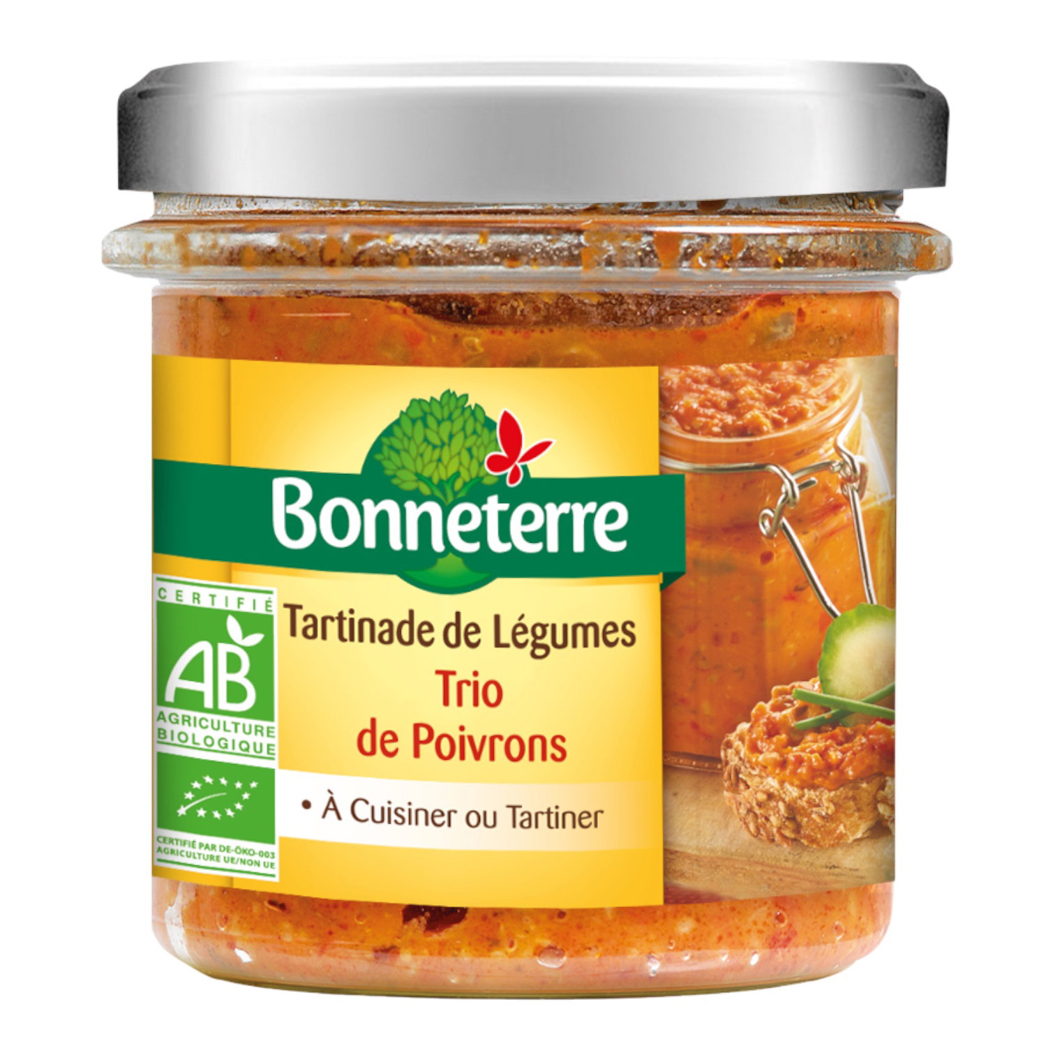 TARTINADE LEGUMES TRIO POIVRON 135G