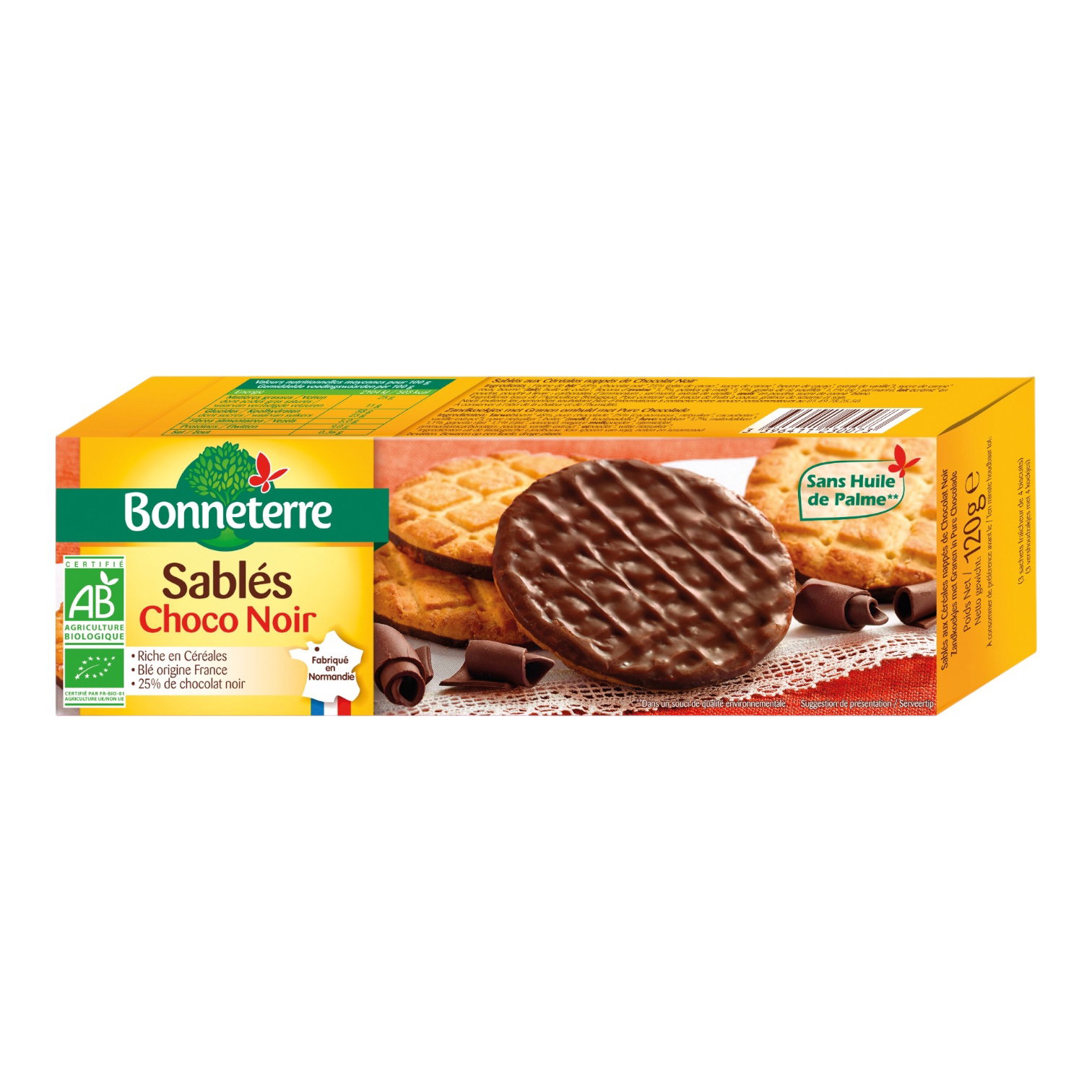 SABLES CHOCO NOIR 120G