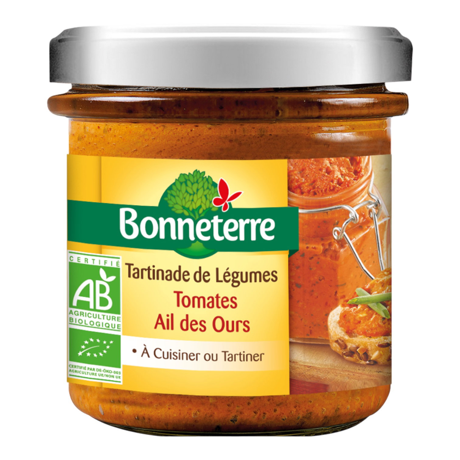 TARTINADE LEGUMES TOMATE AIL DES OURS 135G