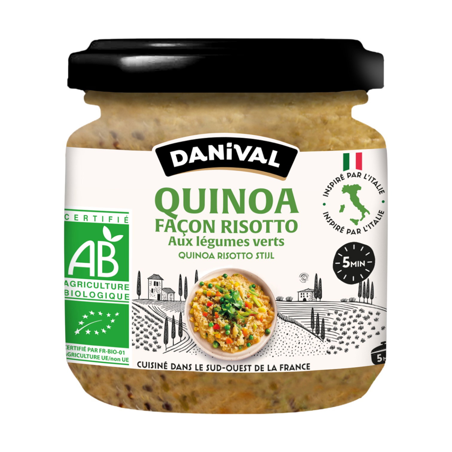 QUINOA FACON RISOTTO AUX LEGUMES VERTS 320G