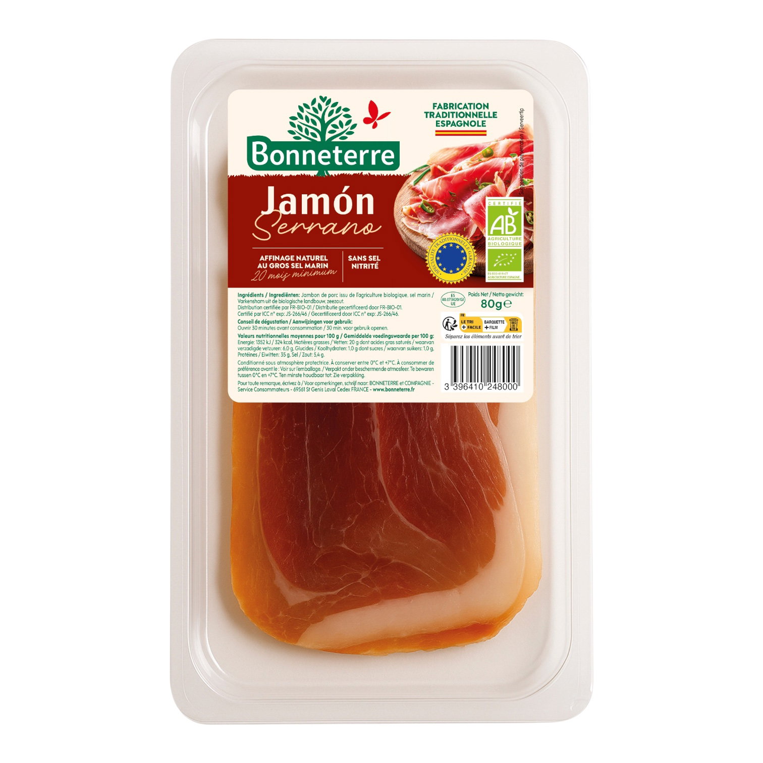 JAMBON SERRANO 80G