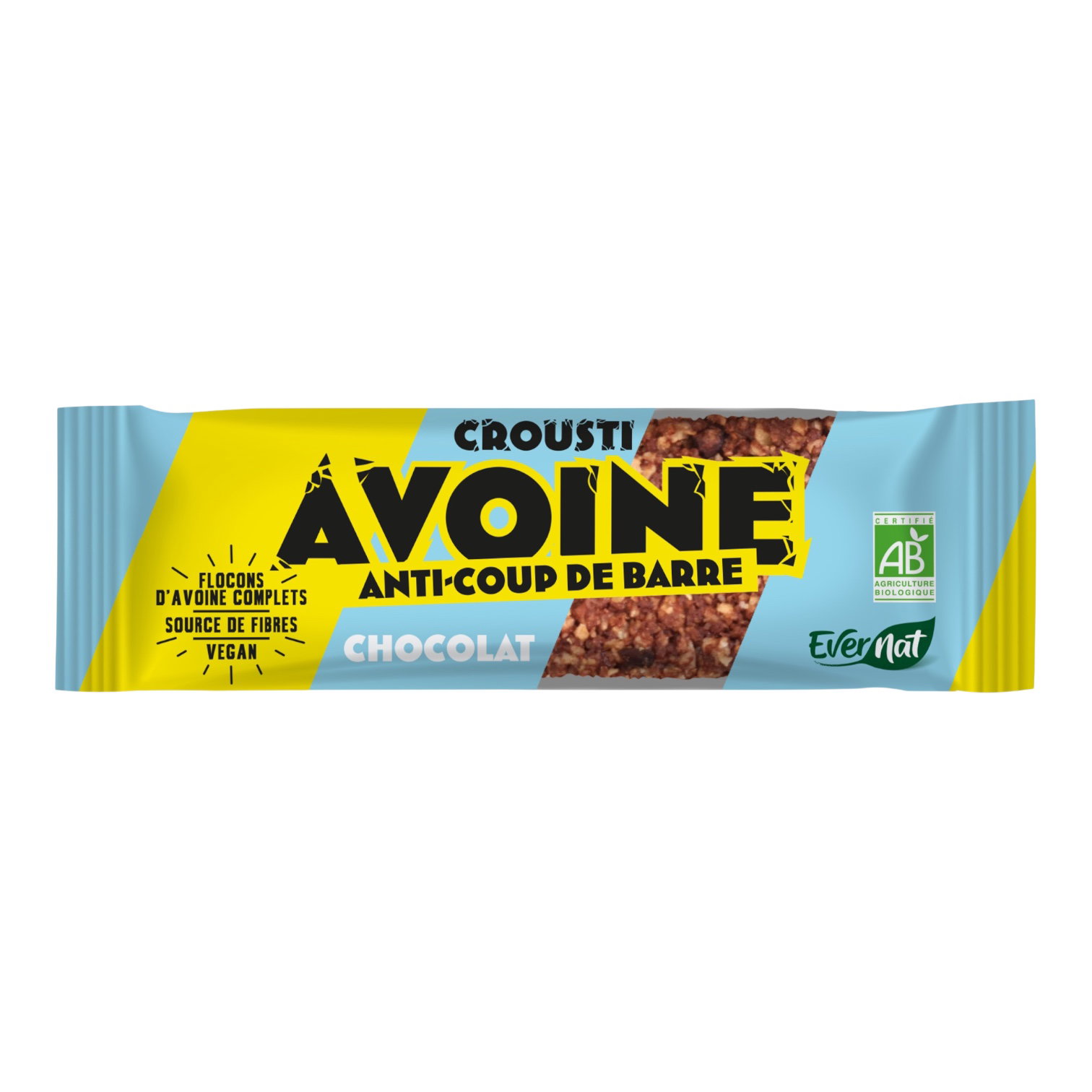 BARRE CROUSTI AVOINE CHOCOLAT 50G