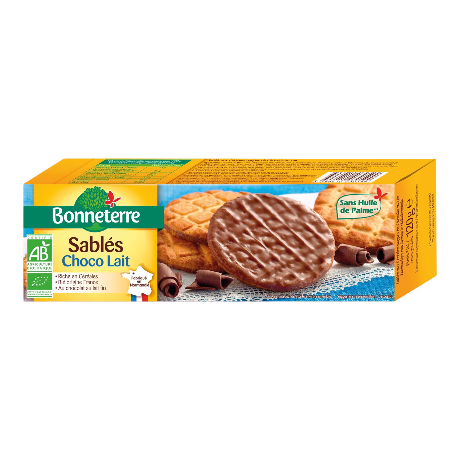 SABLES CHOCO LAIT 120G