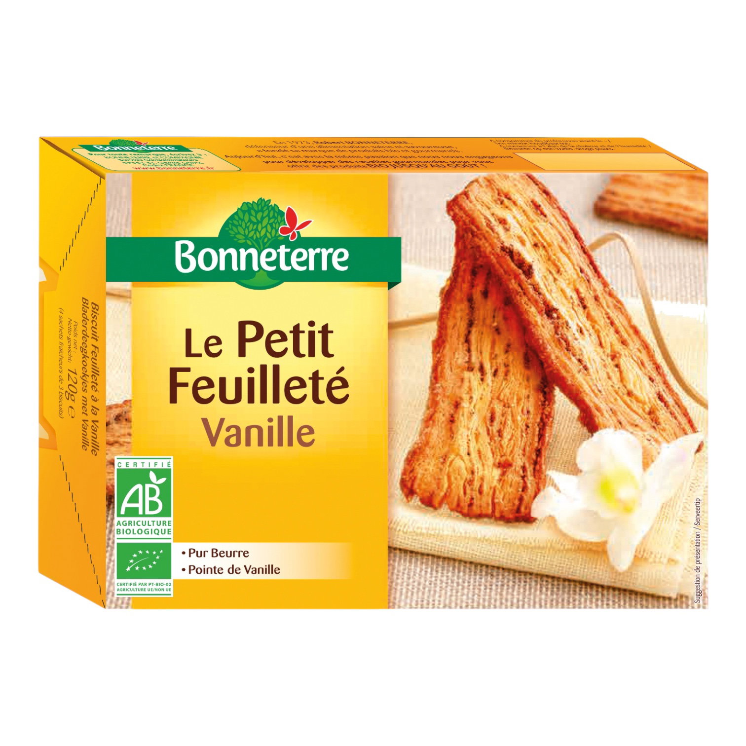 LE PETIT FEUILLETE VANILLE 120G