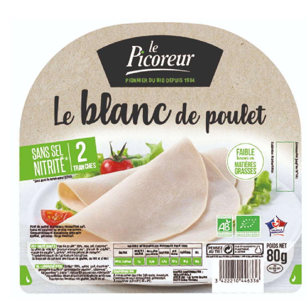 BLANC DE POULET 2tr 80G