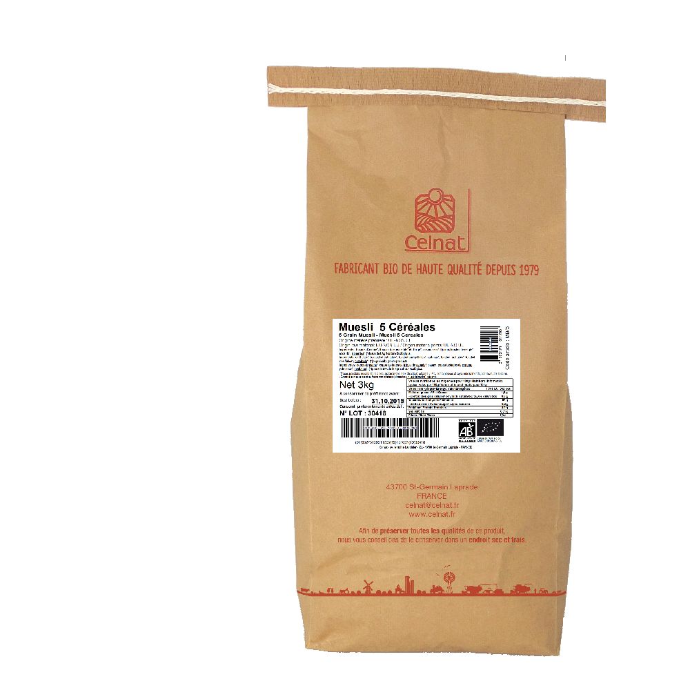 MUESLI 5 CEREALES 3kg