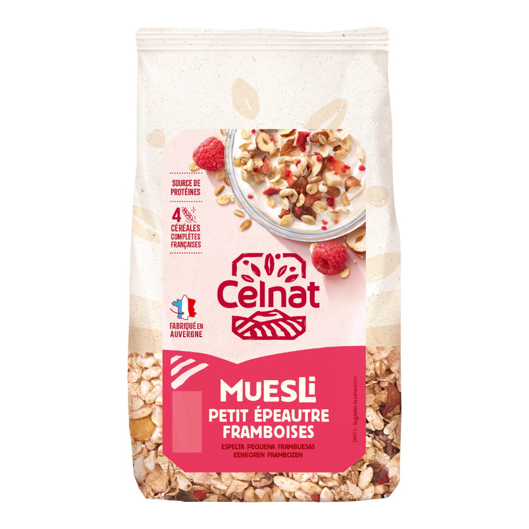 MUESLI PETIT EPEAUTRE FRAMBOISE 375g
