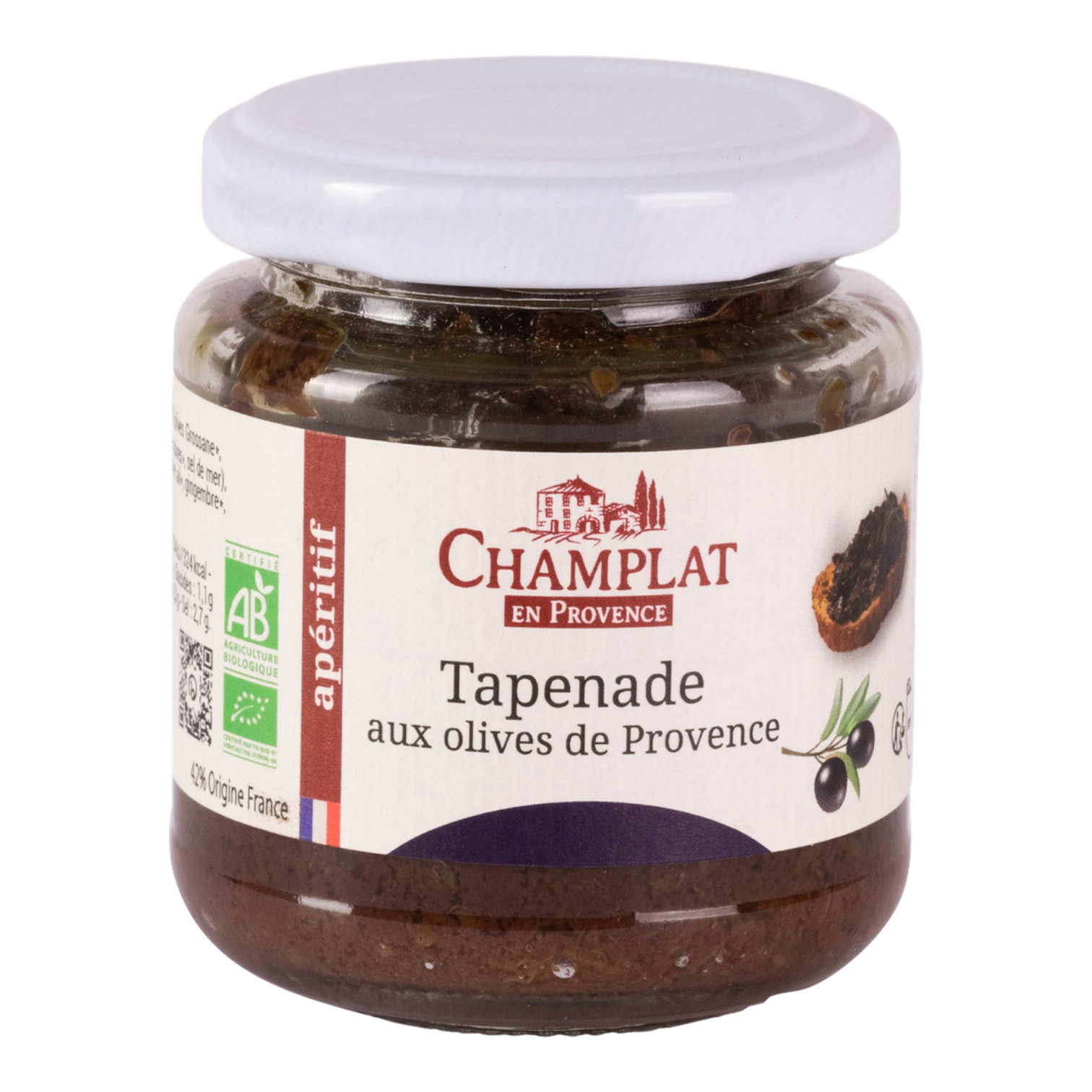TAPENADE OLIVES DE PROVENCE 110G