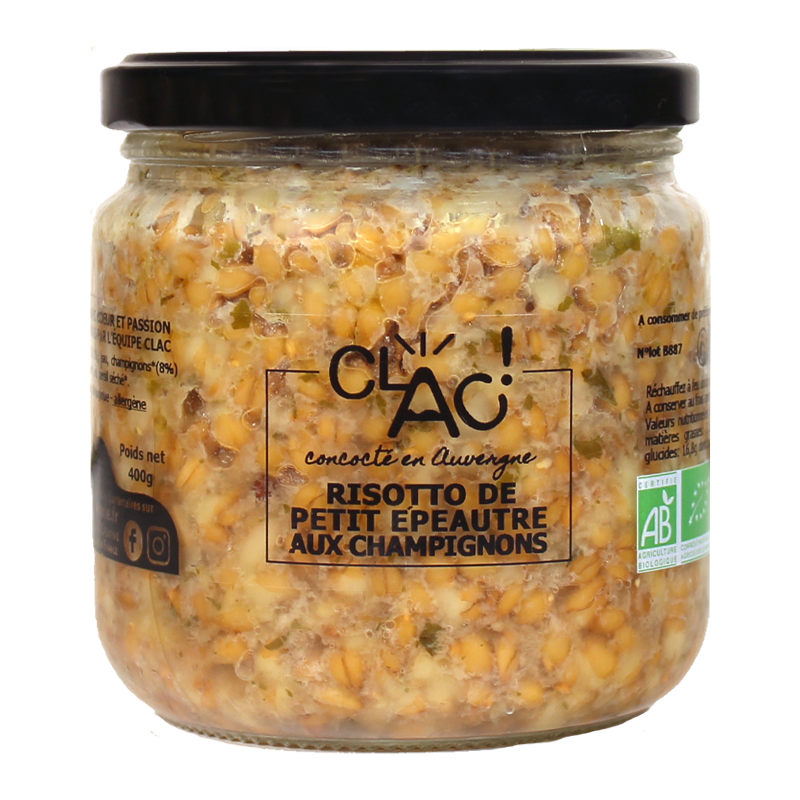 RISOTTO PETIT EPEAUTRE CHAMPIGNONS 400G