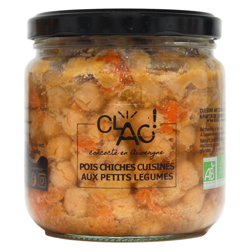 POIS CHICHES CUISINES AUX PETITS LEGUMES 400G