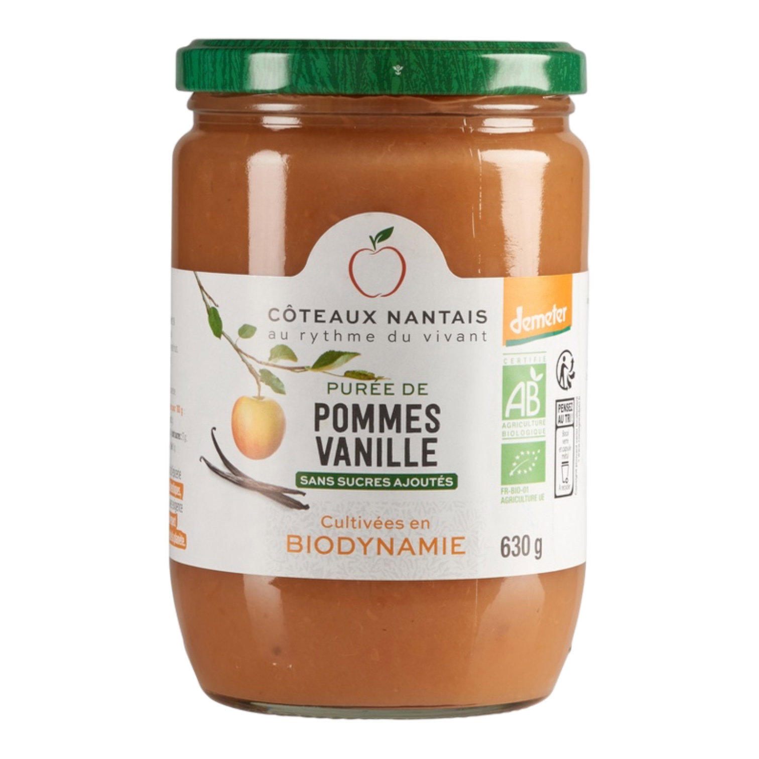 PUREE POMMES VANILLE 630g