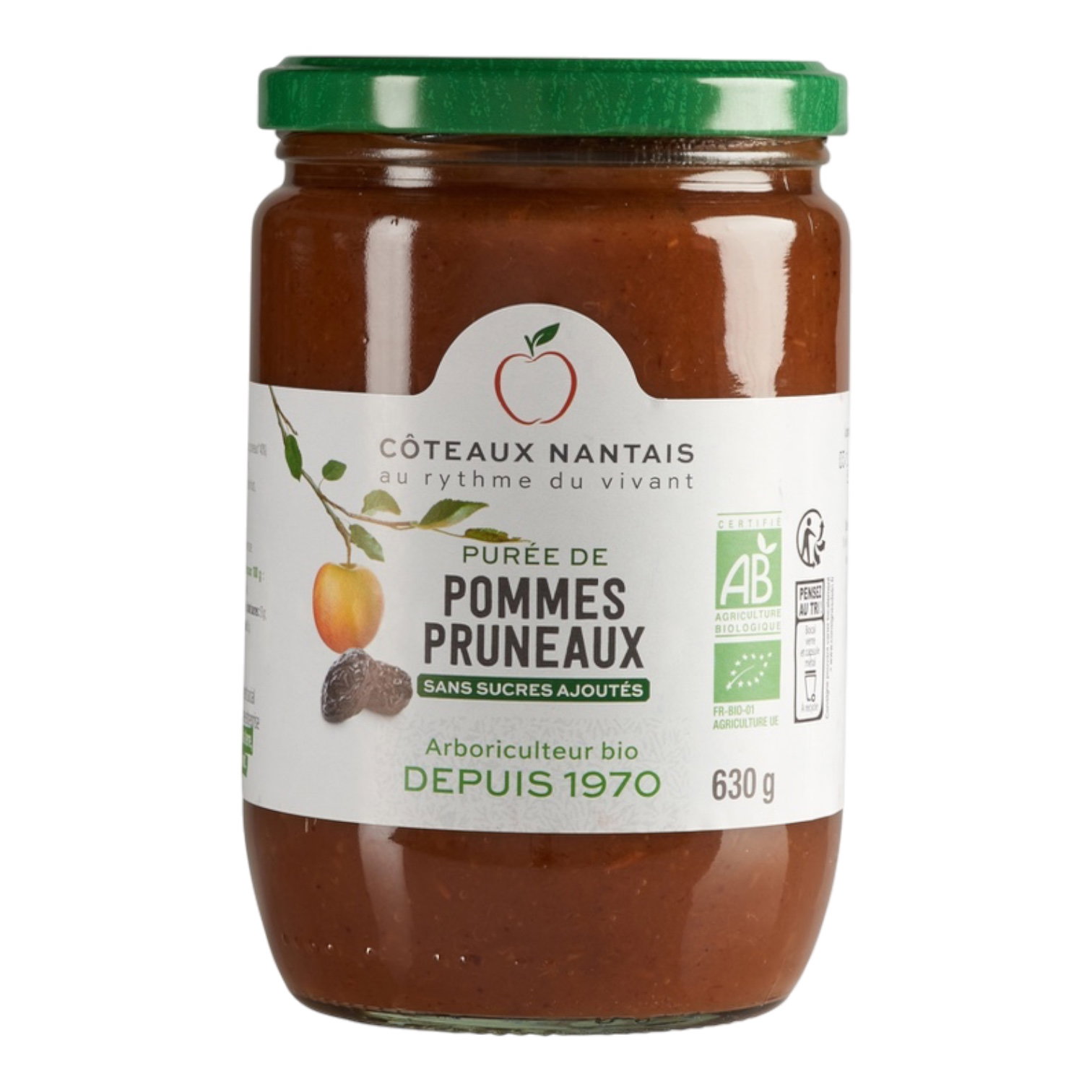 PUREE POMMES PRUNEAUX 630g