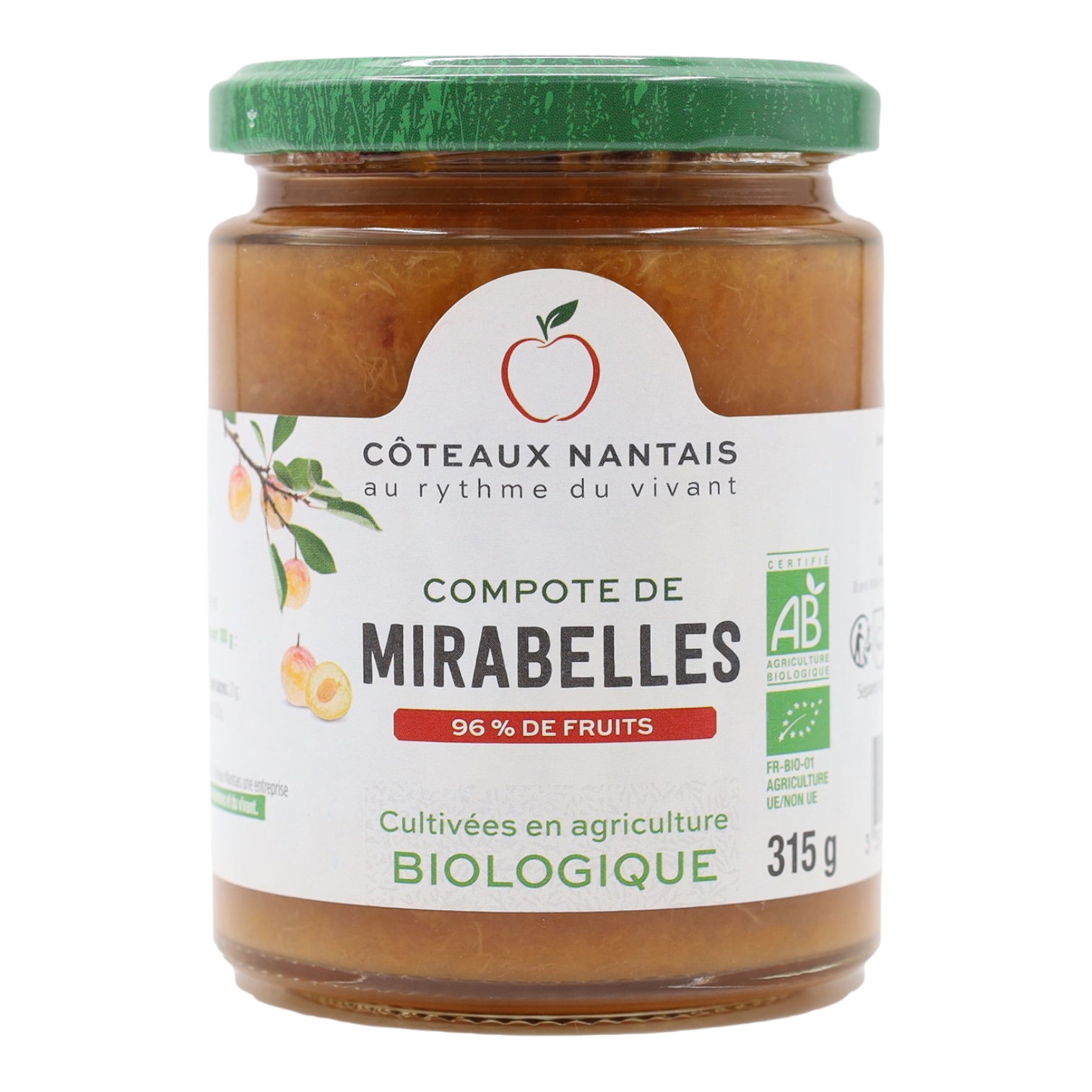 COMPOTE MIRABELLES 315g