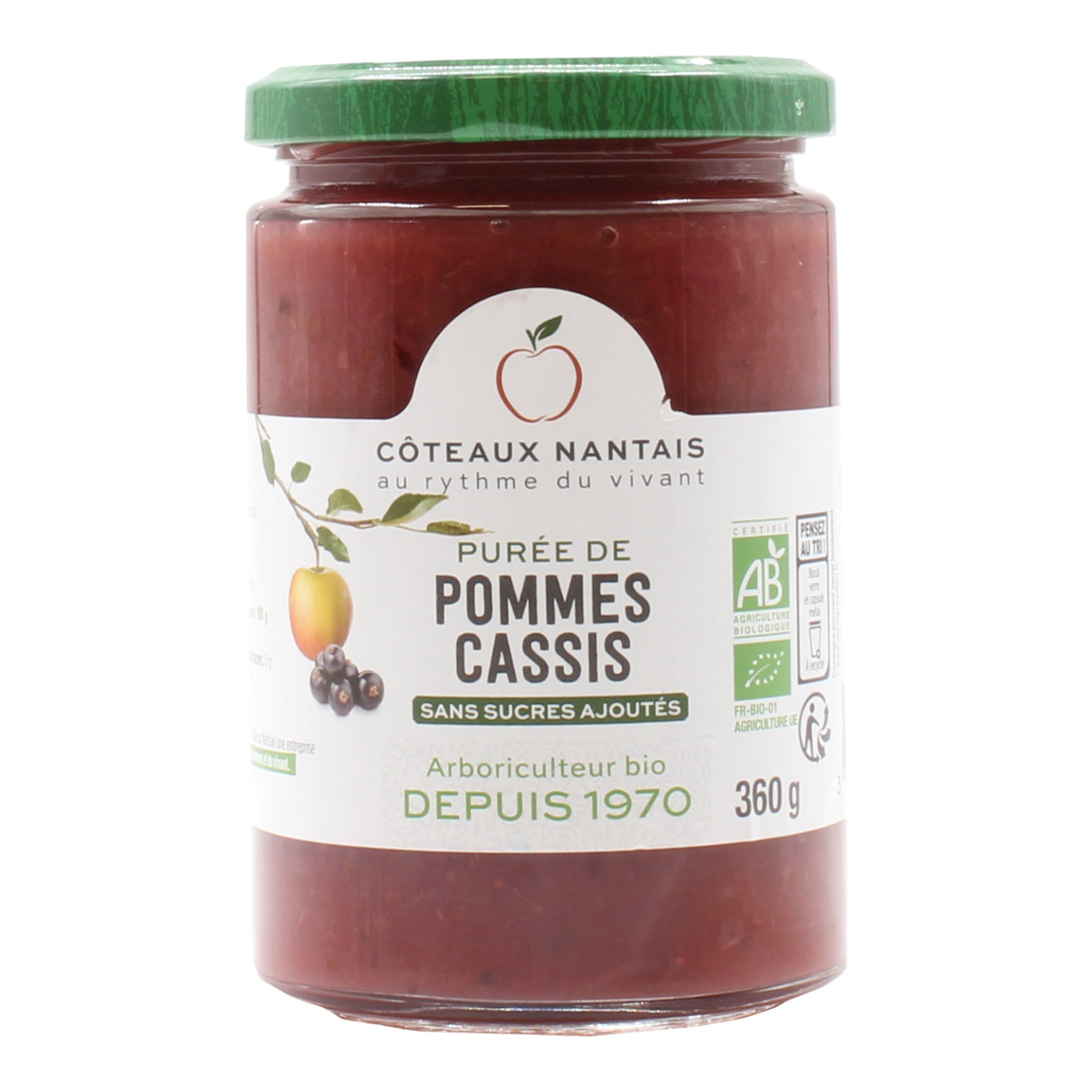 PUREE POMMES CASSIS 360g
