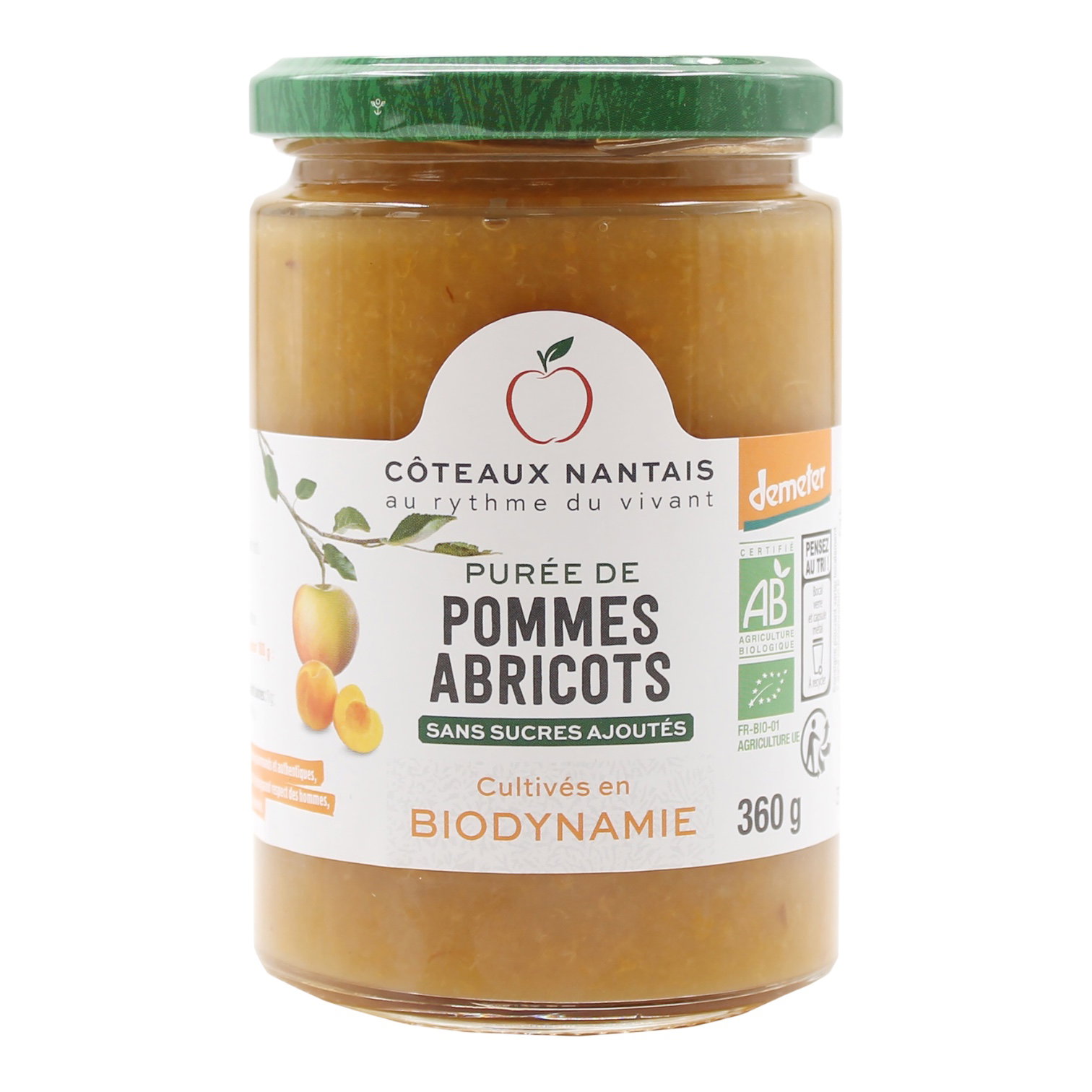 PUREE POMMES ABRICOTS 360g