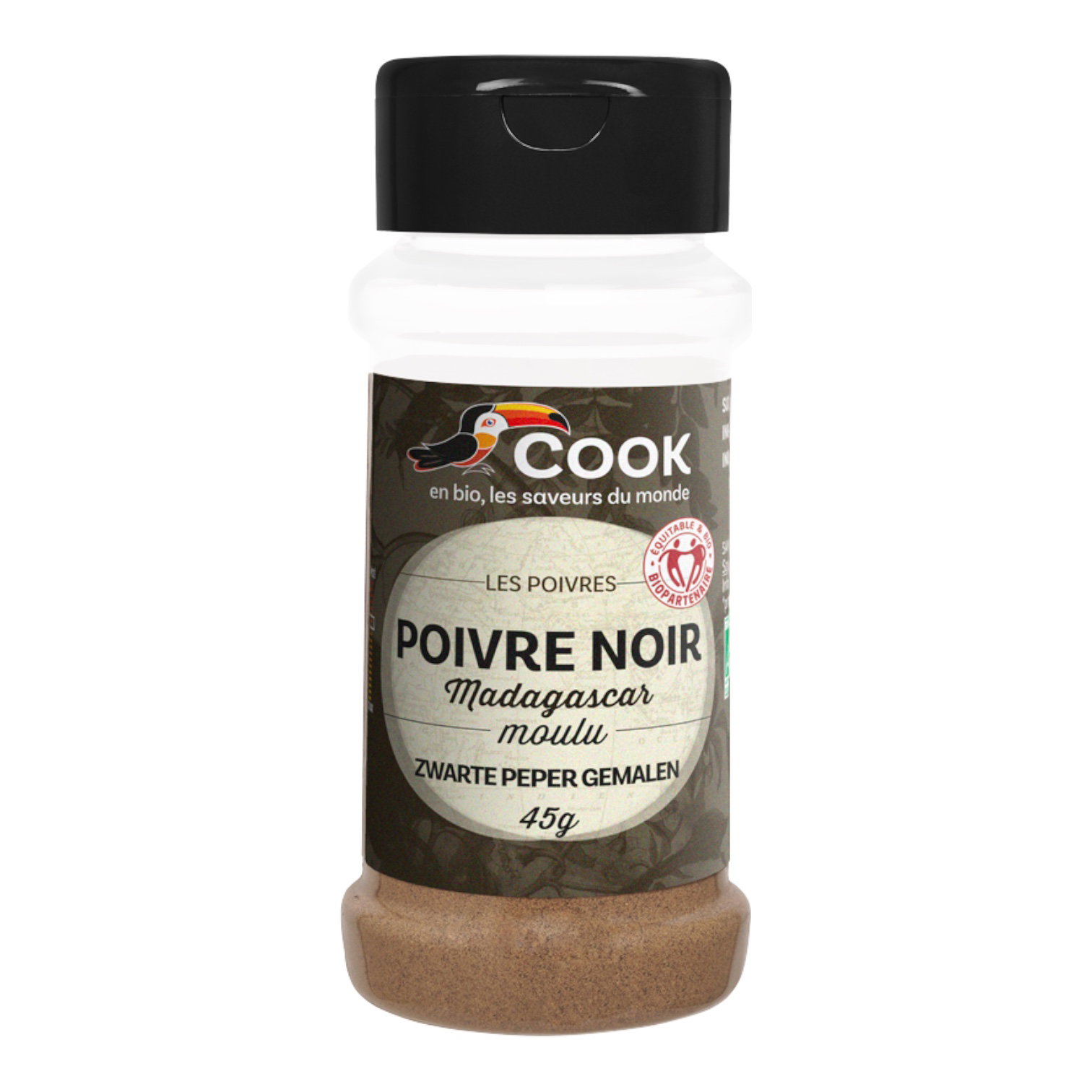 POIVRE NOIR MOULU 45g