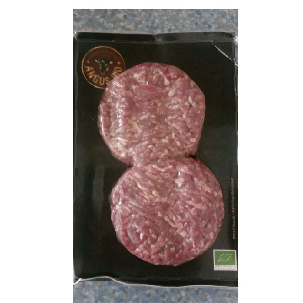 STEACK HACHE BOEUF ANGUS 2X125G