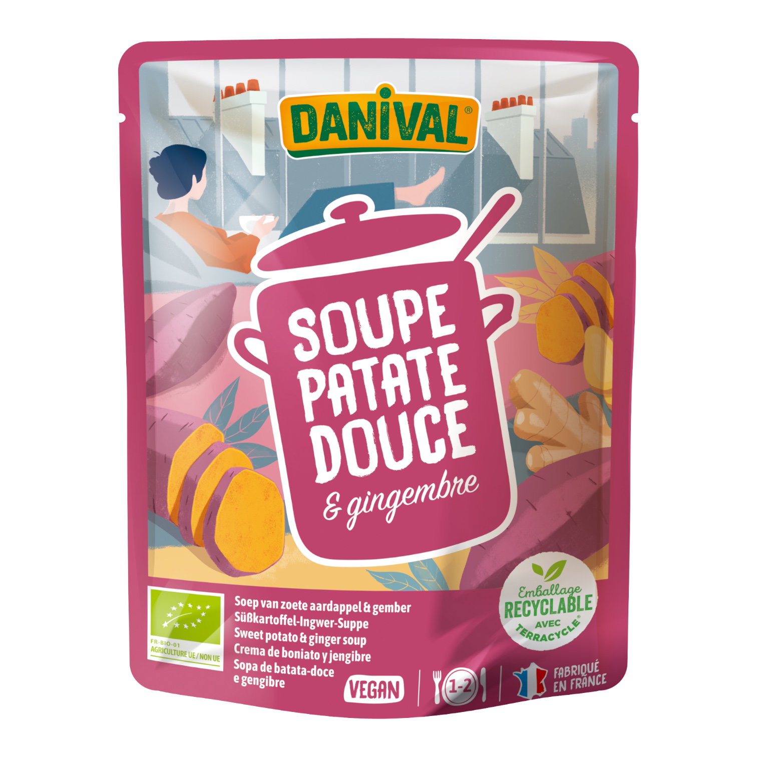 SOUPE PATATE DOUCE GINGEMBRE 500ml