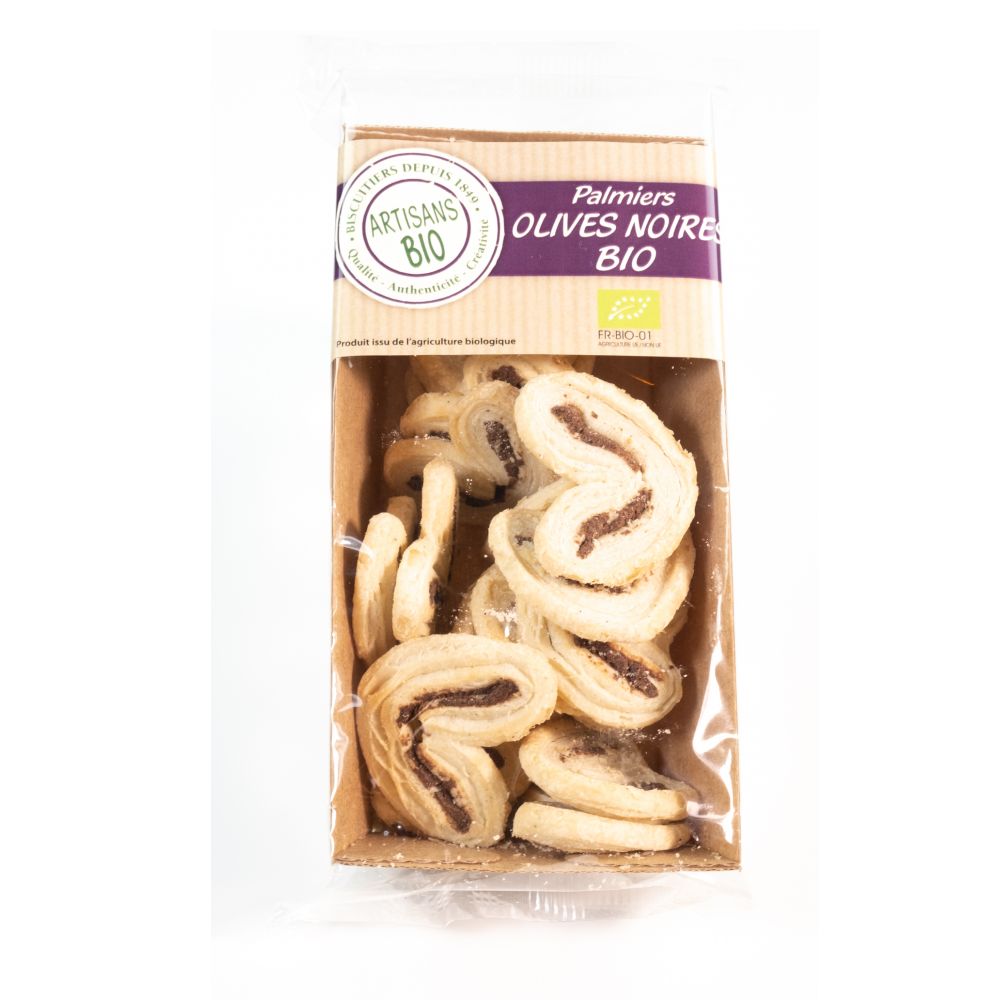 PALMIERS OLIVES NOIRES 60G