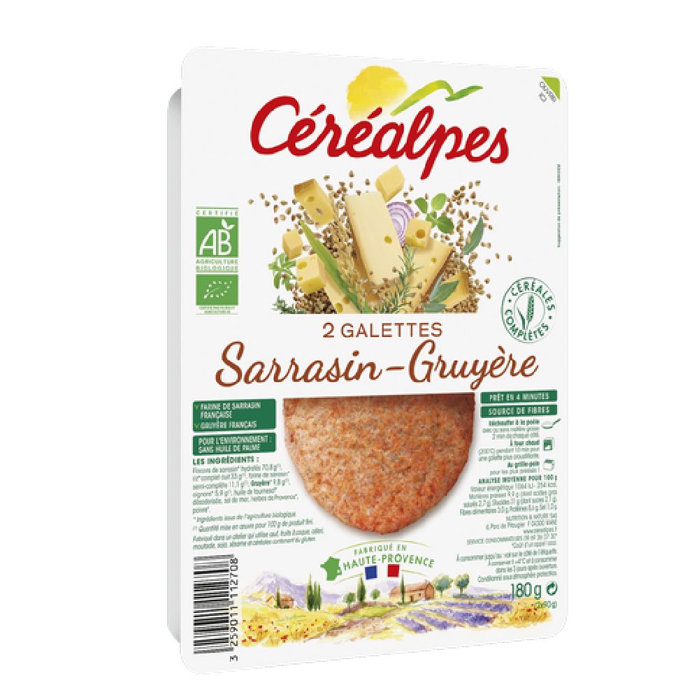 GALETTES SARRASIN GRUYERE 2x90g