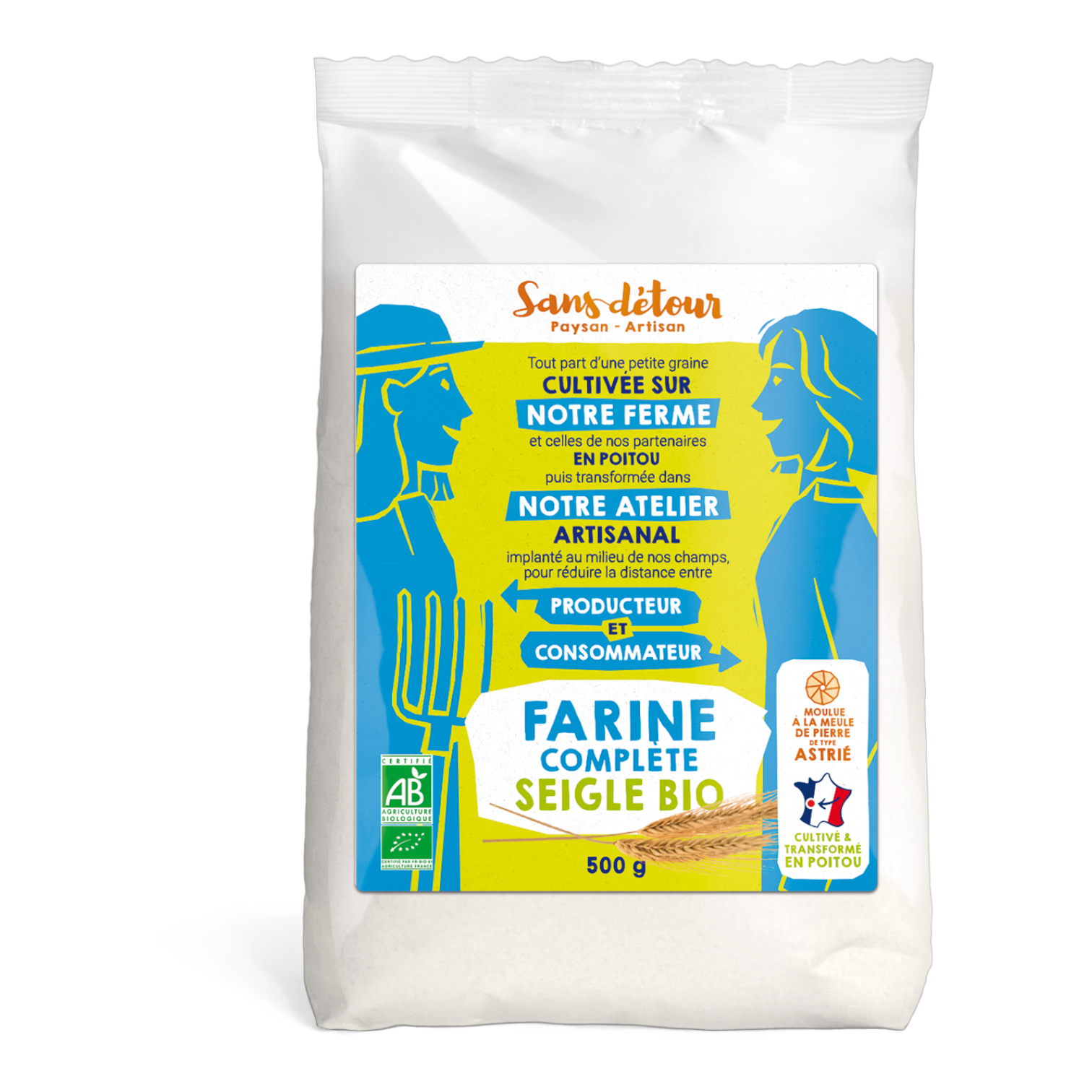 FARINE SEIGLE COMPLETE 500G