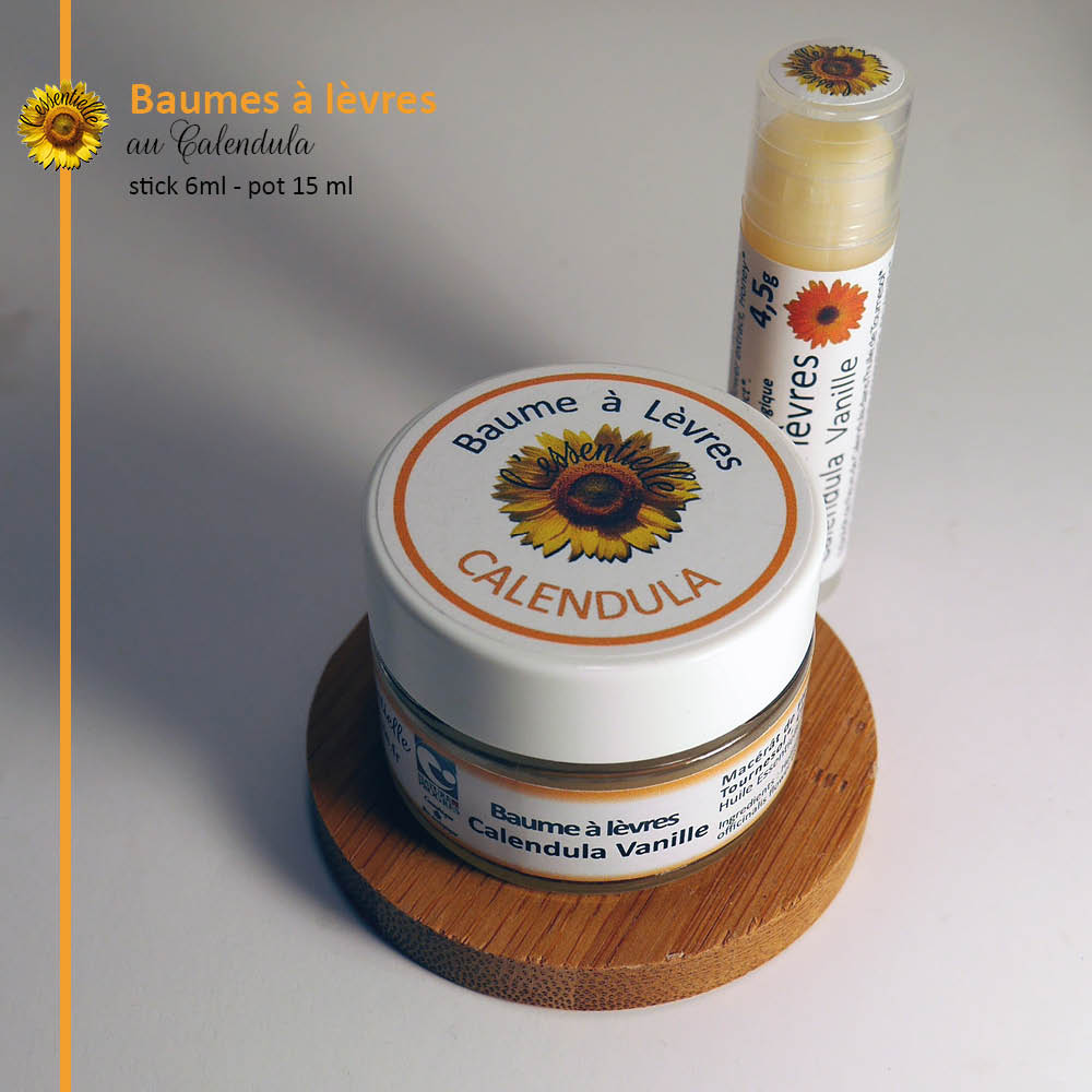 BAUME LEVRES CALENDULA VANILLE 15ML
