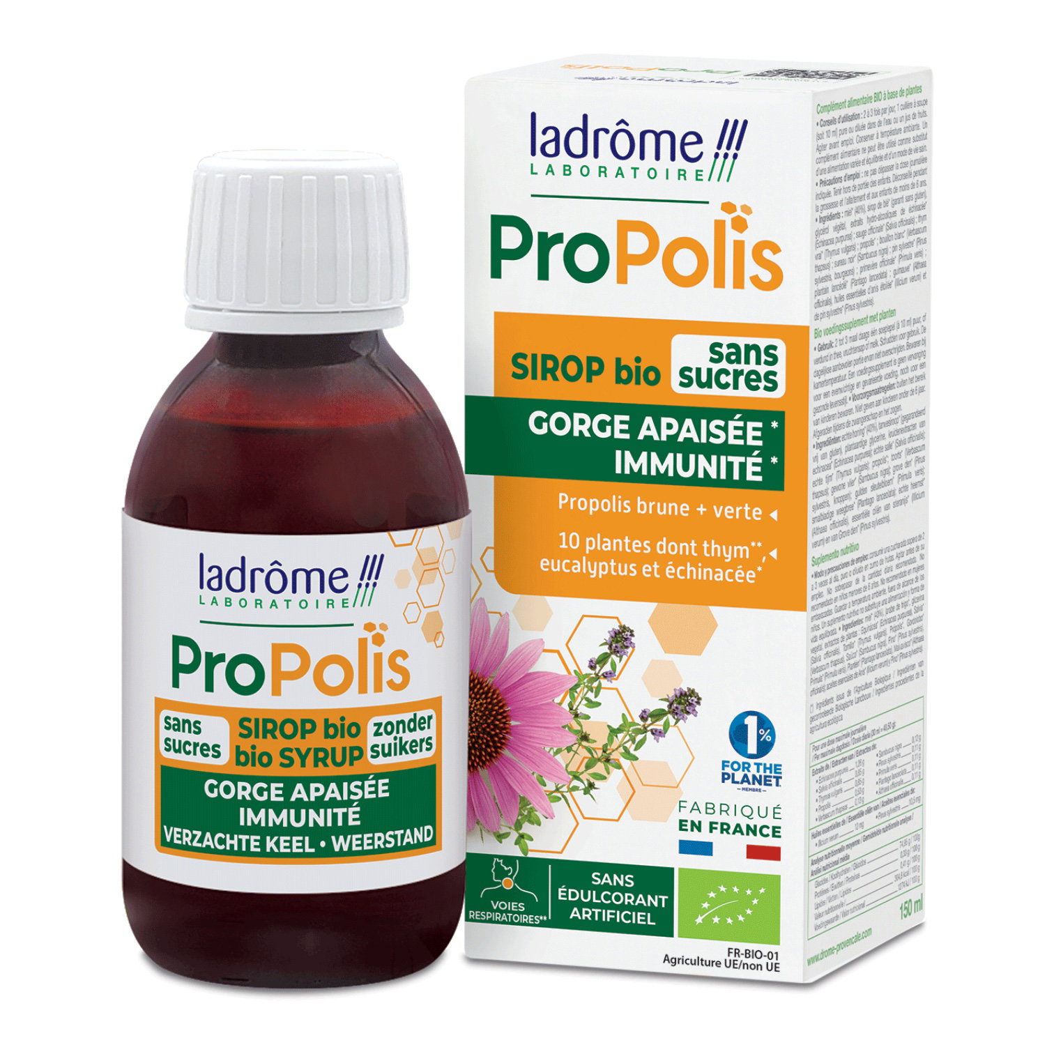 SIROP PROPOLIS SS SUCRE 150ML