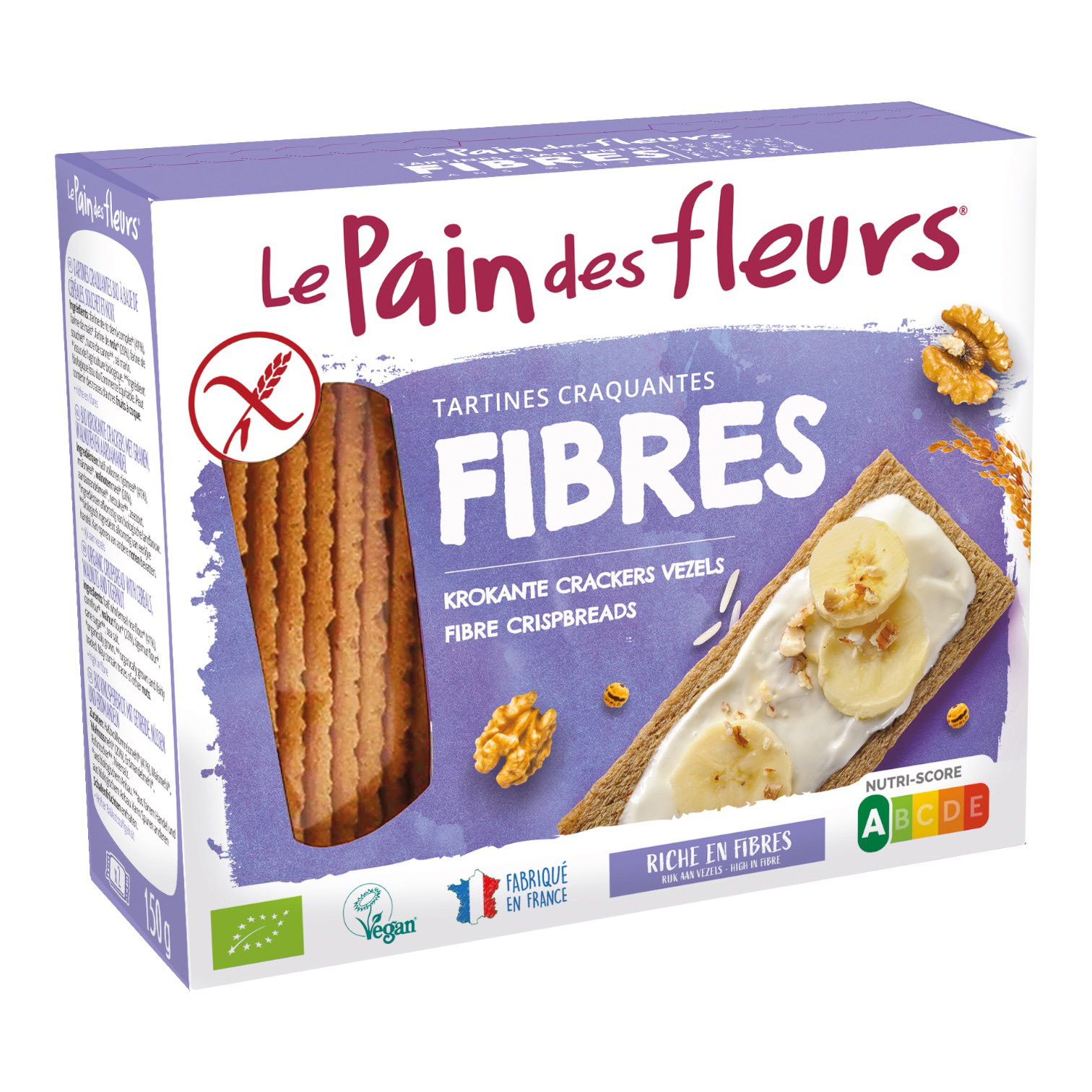 PAIN DES FLEURS FIBRES 150g