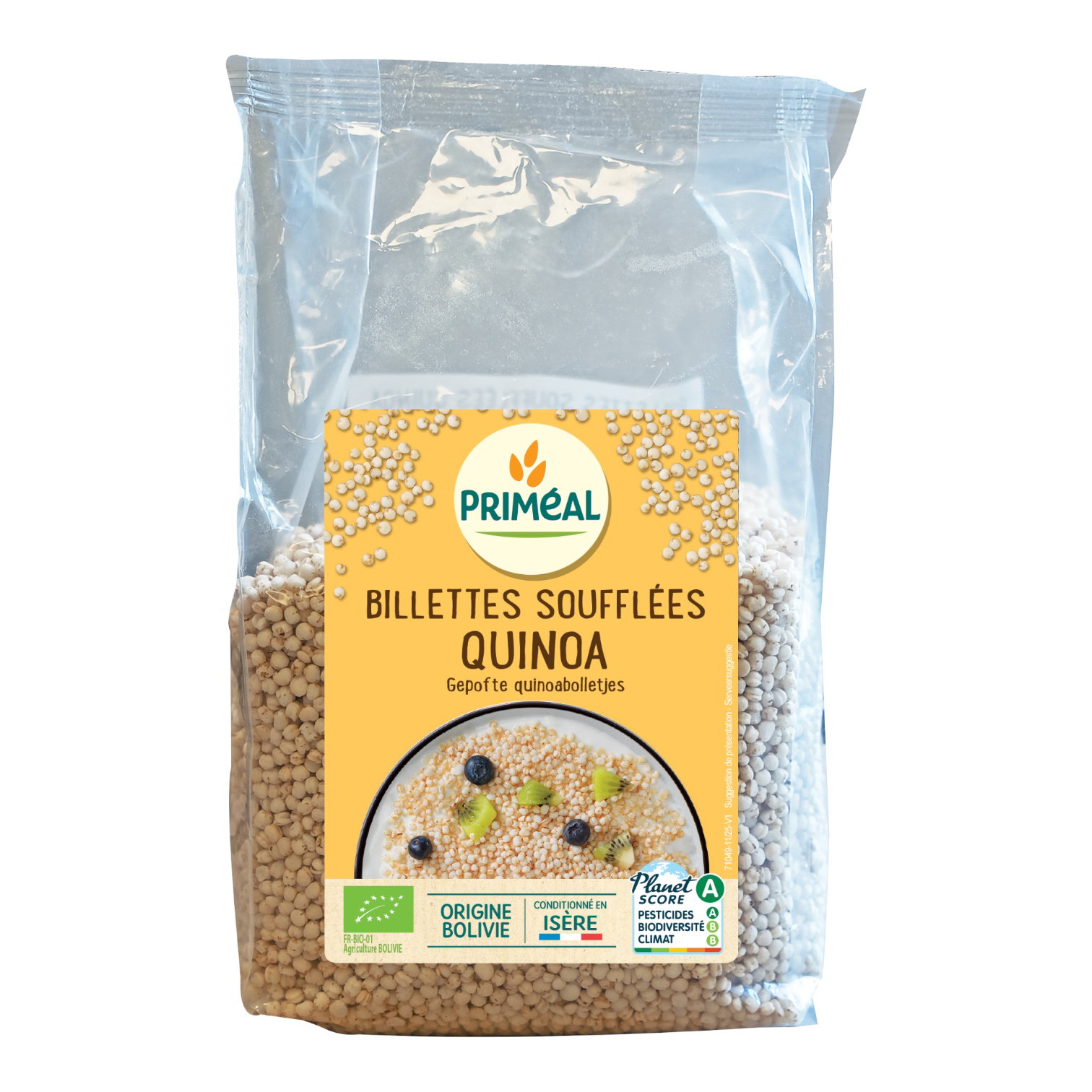 BILLETTES QUINOA SOUFFLEES 100G