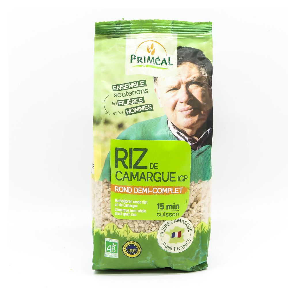 RIZ CAMARGUE ROND DEMI COMPLET 500G