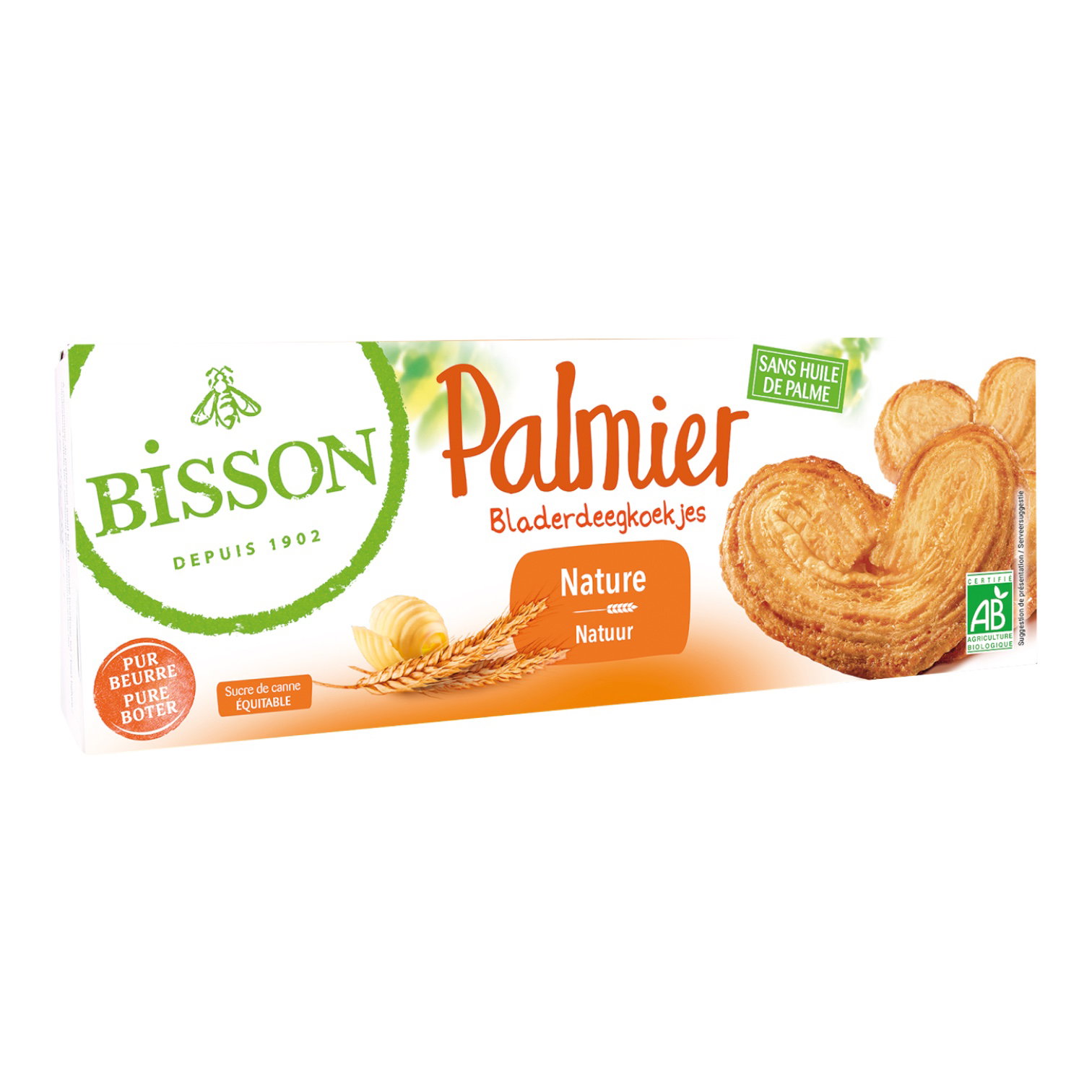 PALMIER PUR BEURRE 100G