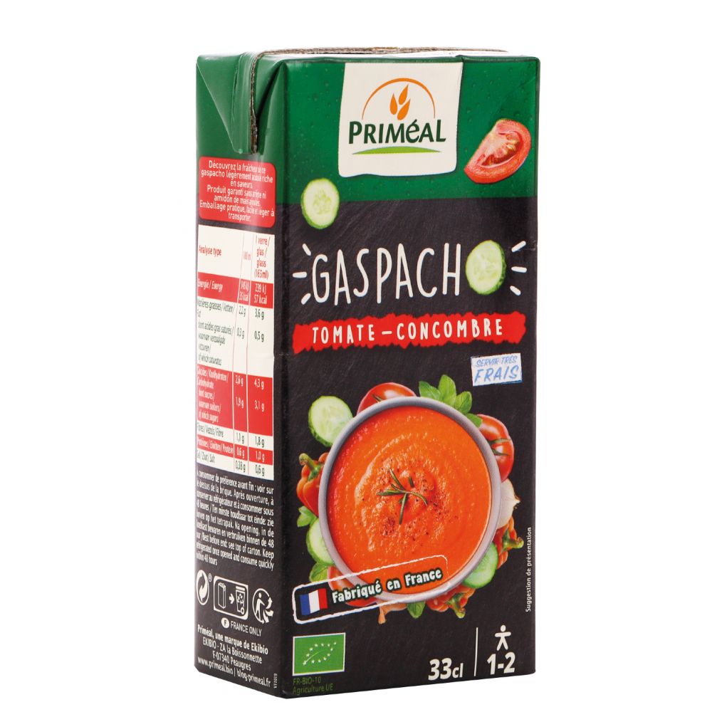 GASPACHO TOMATES CONCOMBRES 330ML