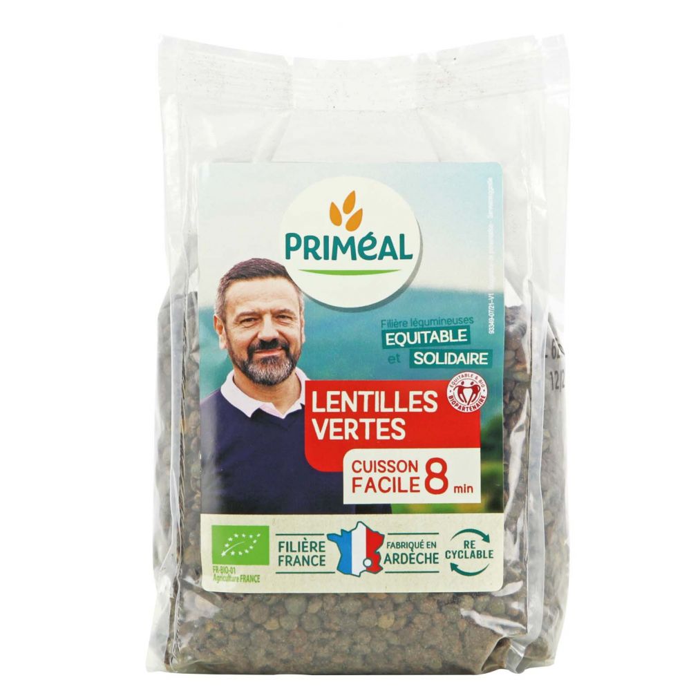 LENTILLES VERTES CUISSON FACILE 300g