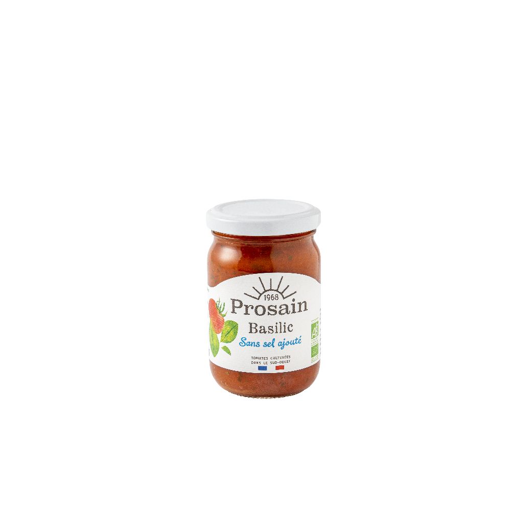 SAUCE TOMATE BASILIC SANS SEL 200G