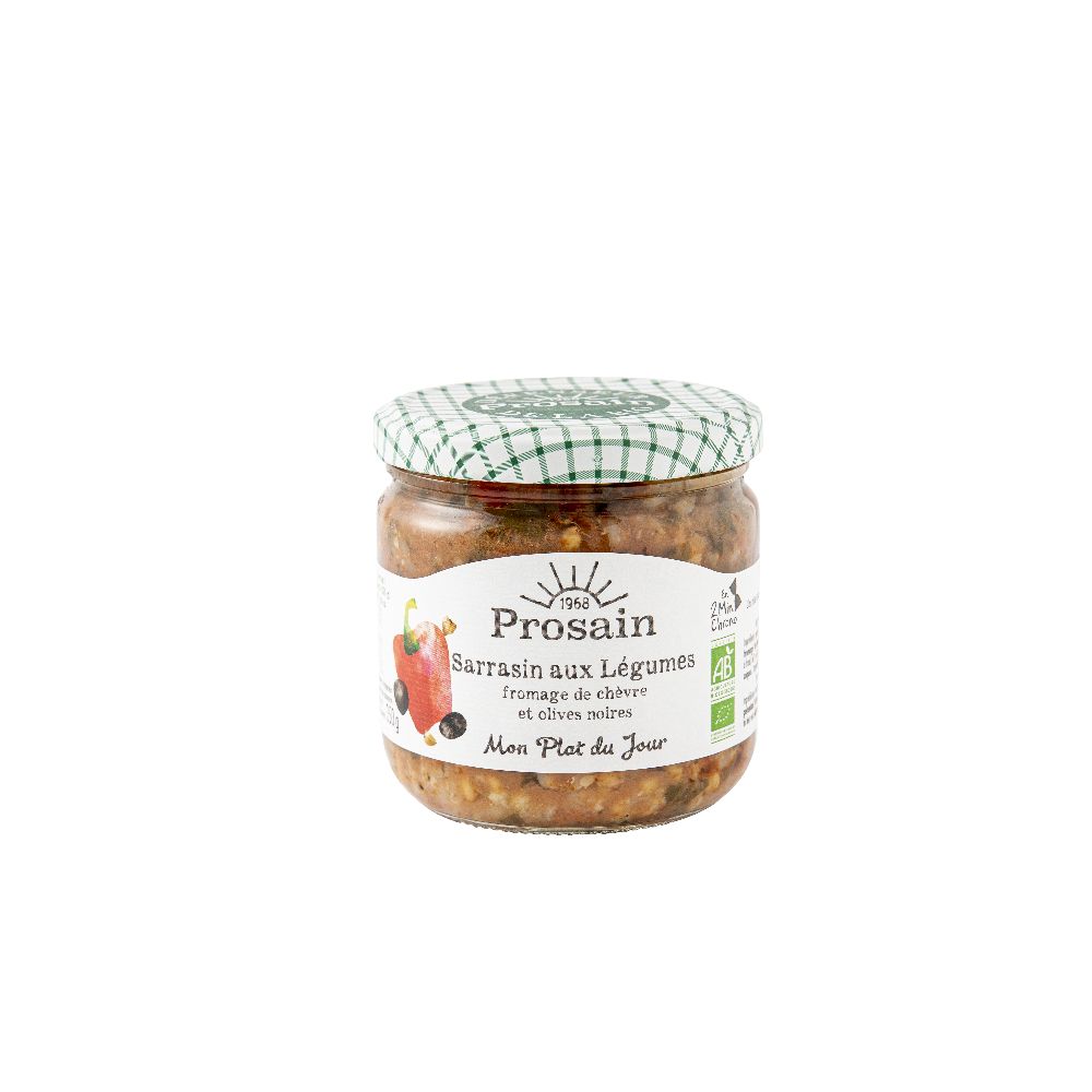 SARRASIN AUX LEGUMES FROMAGE CHEVRE 350G